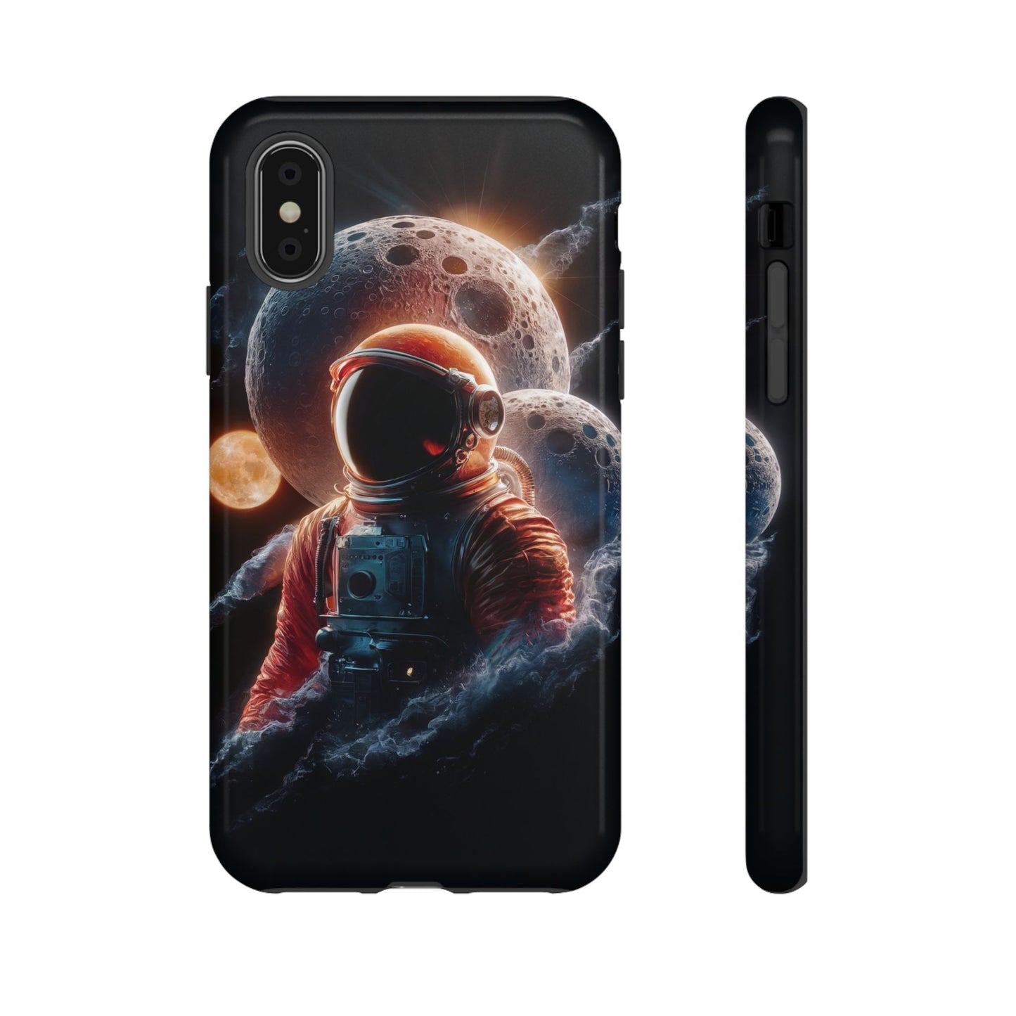 IPhone Tough Cases Space Astronaut Character AI Generated Design --- Tough Phone Cases IPhone Space Astronaut Ai Design --- Tough Phone Cases for iPhone Space Astronaut AI Design