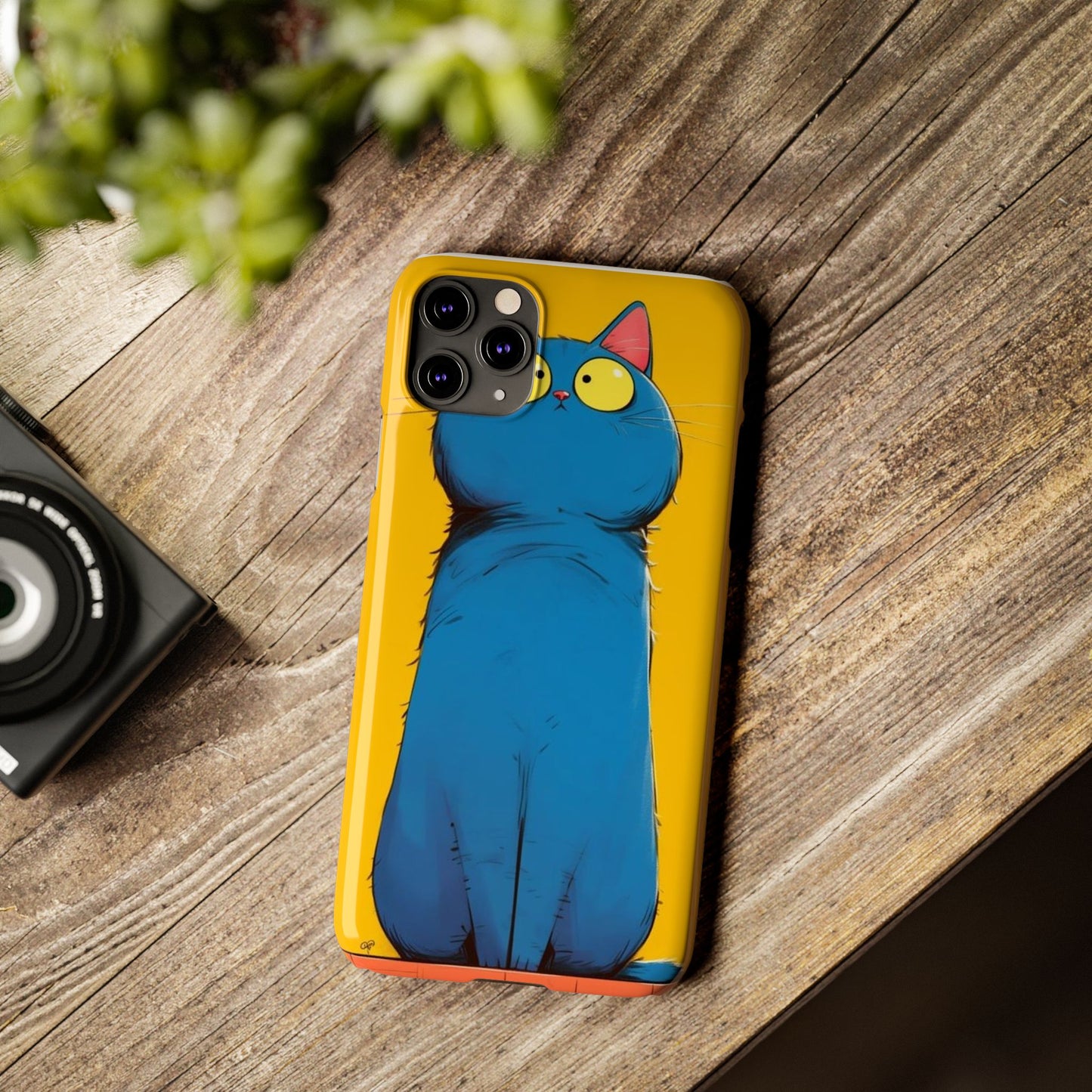 Slim Phone Case – AI Persian Cat Design | Stylish & Protective