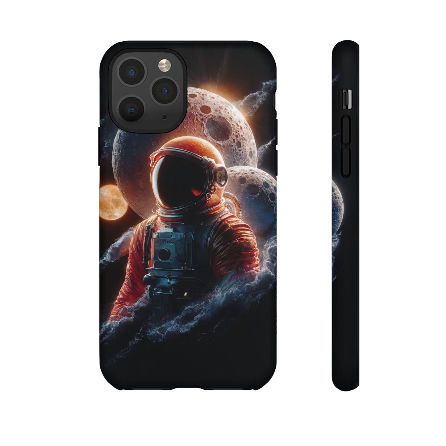IPhone Tough Cases Space Astronaut Character AI Generated Design --- Tough Phone Cases IPhone Space Astronaut Ai Design --- Tough Phone Cases for iPhone Space Astronaut AI Design