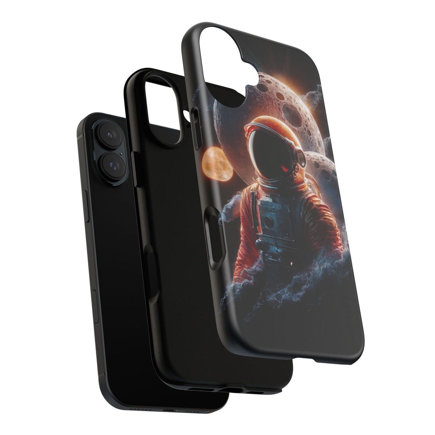 IPhone Tough Cases Space Astronaut Character AI Generated Design --- Tough Phone Cases IPhone Space Astronaut Ai Design --- Tough Phone Cases for iPhone Space Astronaut AI Design