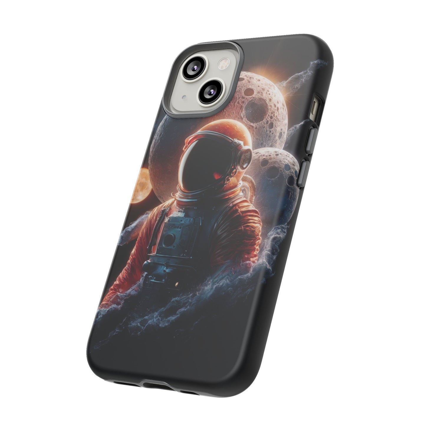 IPhone Tough Cases Space Astronaut Character AI Generated Design --- Tough Phone Cases IPhone Space Astronaut Ai Design --- Tough Phone Cases for iPhone Space Astronaut AI Design