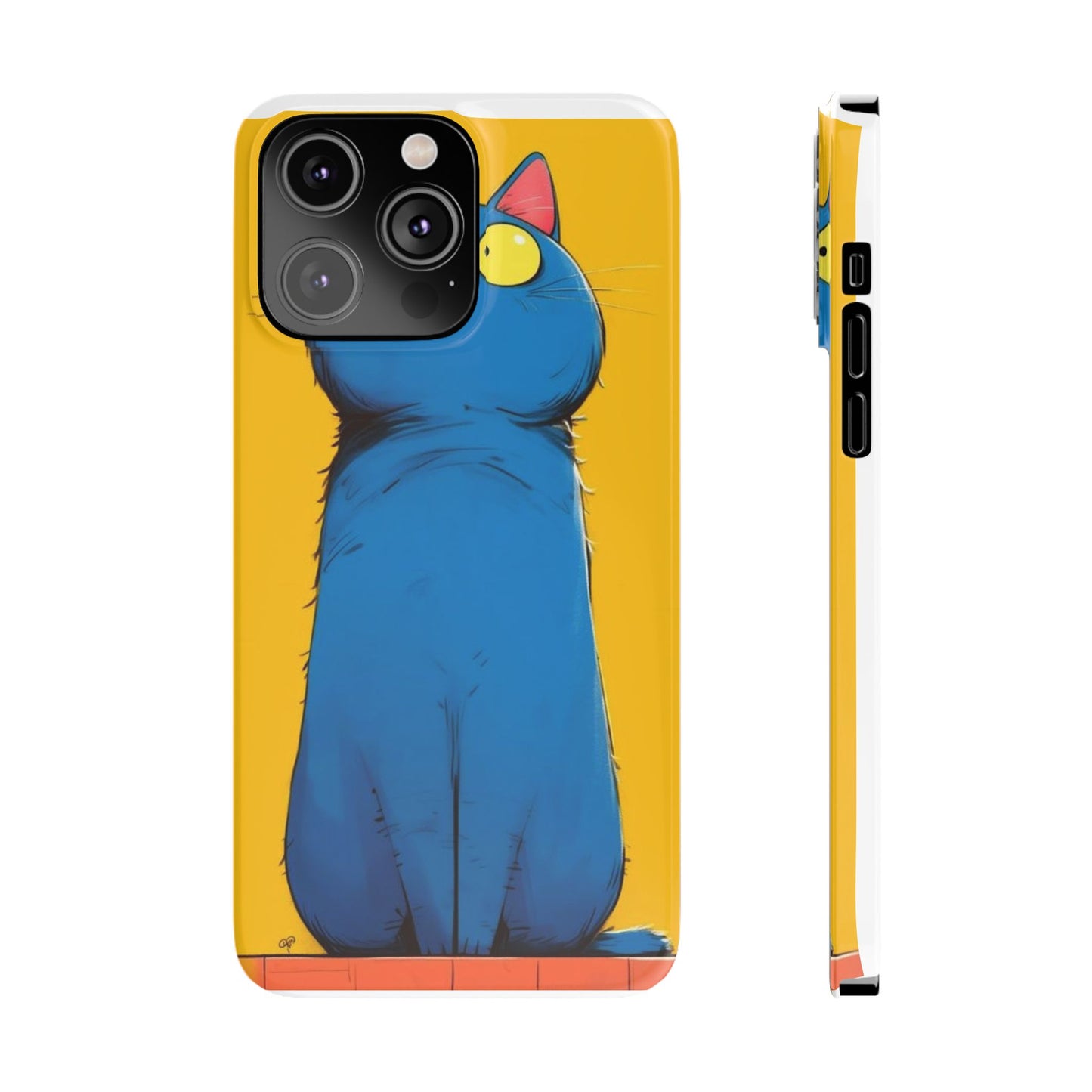 Slim Phone Case – AI Persian Cat Design | Stylish & Protective