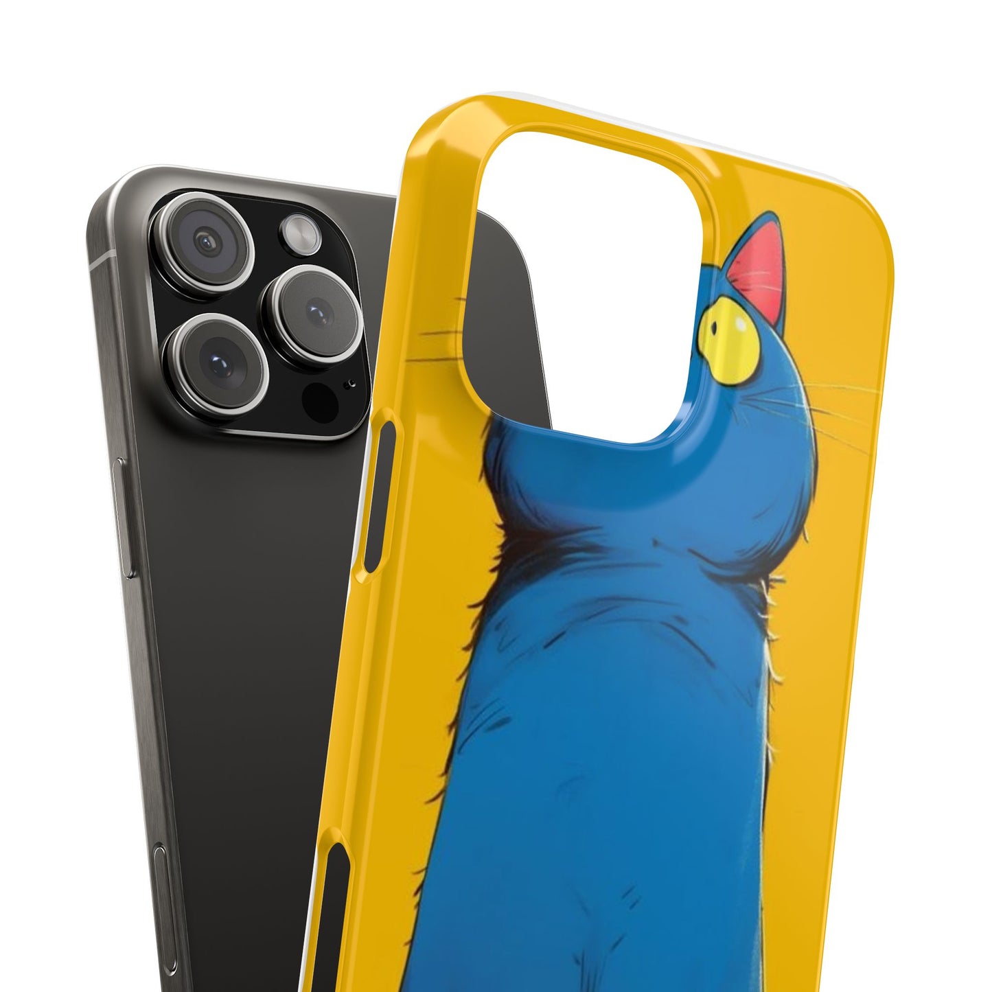 Slim Phone Case – AI Persian Cat Design | Stylish & Protective