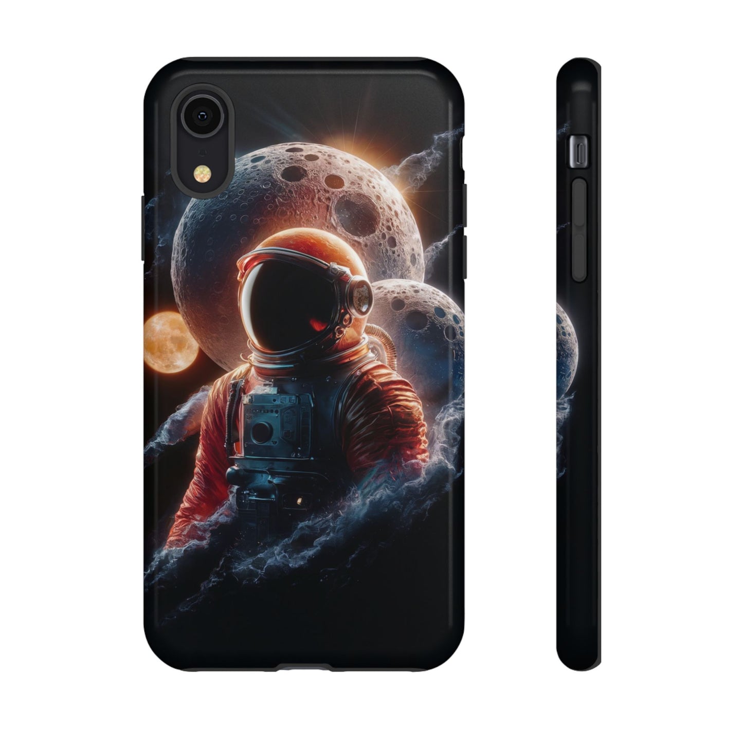 IPhone Tough Cases Space Astronaut Character AI Generated Design --- Tough Phone Cases IPhone Space Astronaut Ai Design --- Tough Phone Cases for iPhone Space Astronaut AI Design