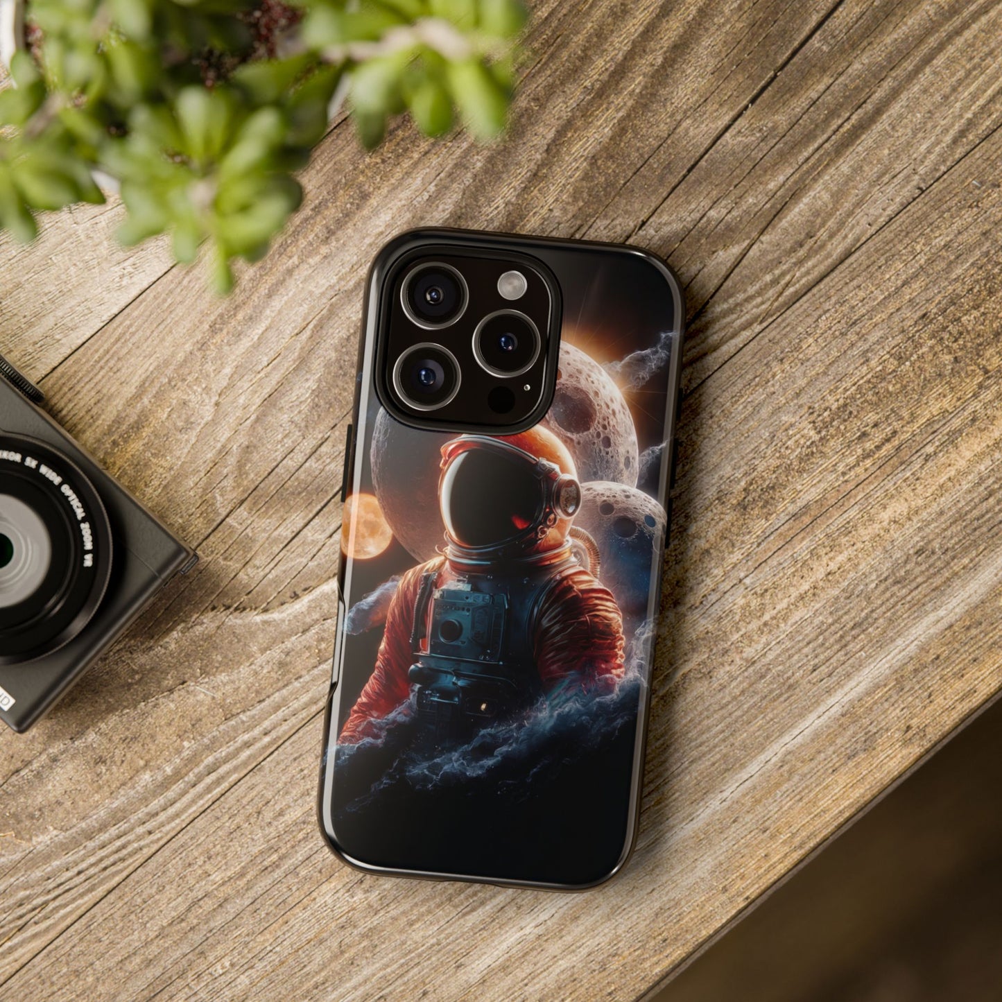 IPhone Tough Cases Space Astronaut Character AI Generated Design --- Tough Phone Cases IPhone Space Astronaut Ai Design --- Tough Phone Cases for iPhone Space Astronaut AI Design