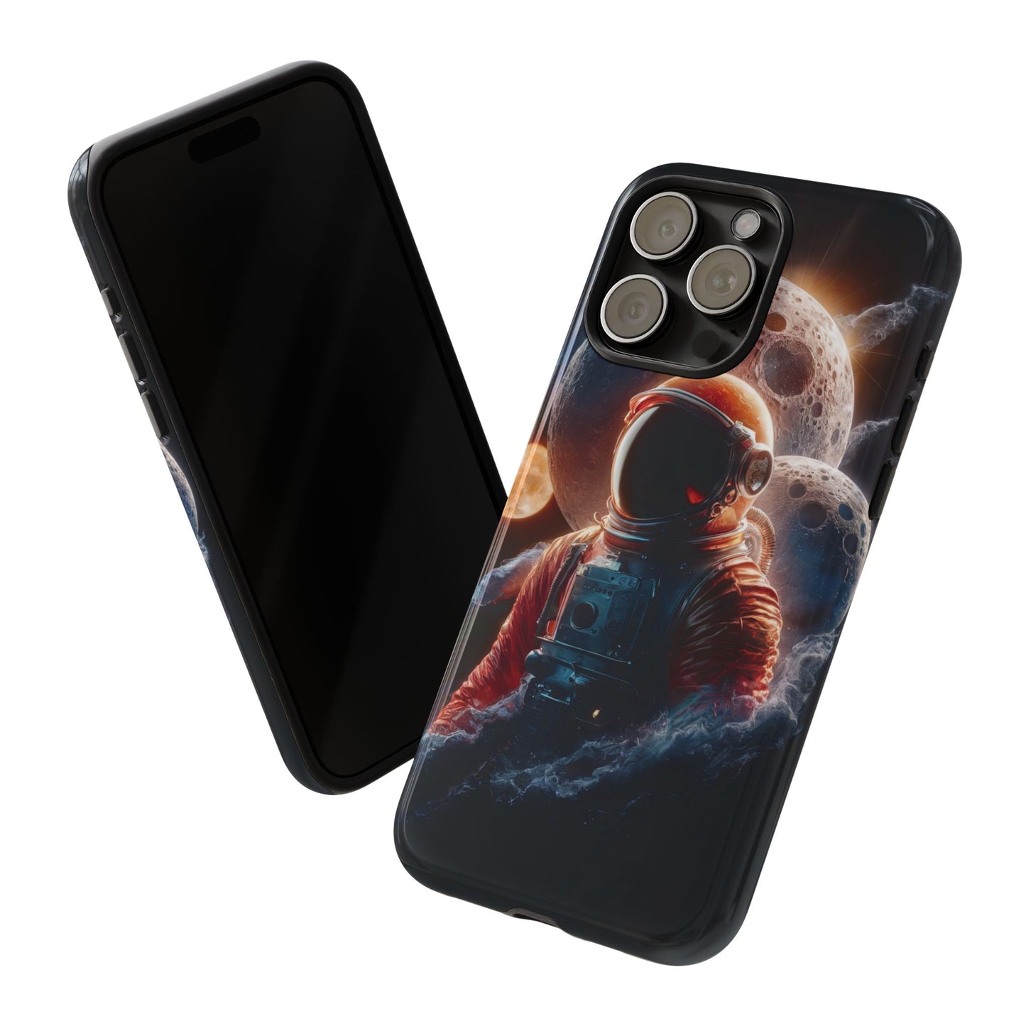 IPhone Tough Cases Space Astronaut Character AI Generated Design --- Tough Phone Cases IPhone Space Astronaut Ai Design --- Tough Phone Cases for iPhone Space Astronaut AI Design