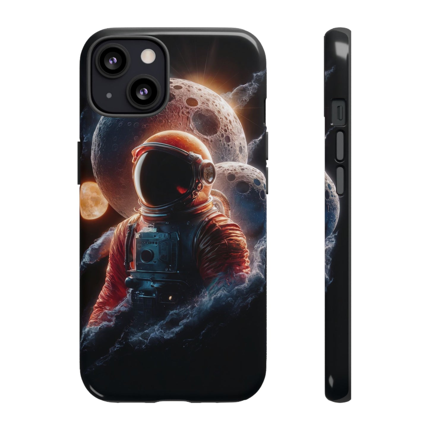 IPhone Tough Cases Space Astronaut Character AI Generated Design --- Tough Phone Cases IPhone Space Astronaut Ai Design --- Tough Phone Cases for iPhone Space Astronaut AI Design