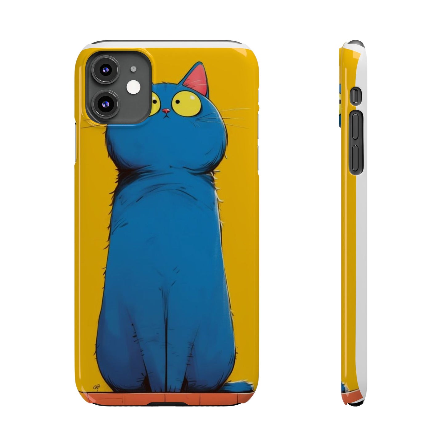 Slim Phone Case – AI Persian Cat Design | Stylish & Protective