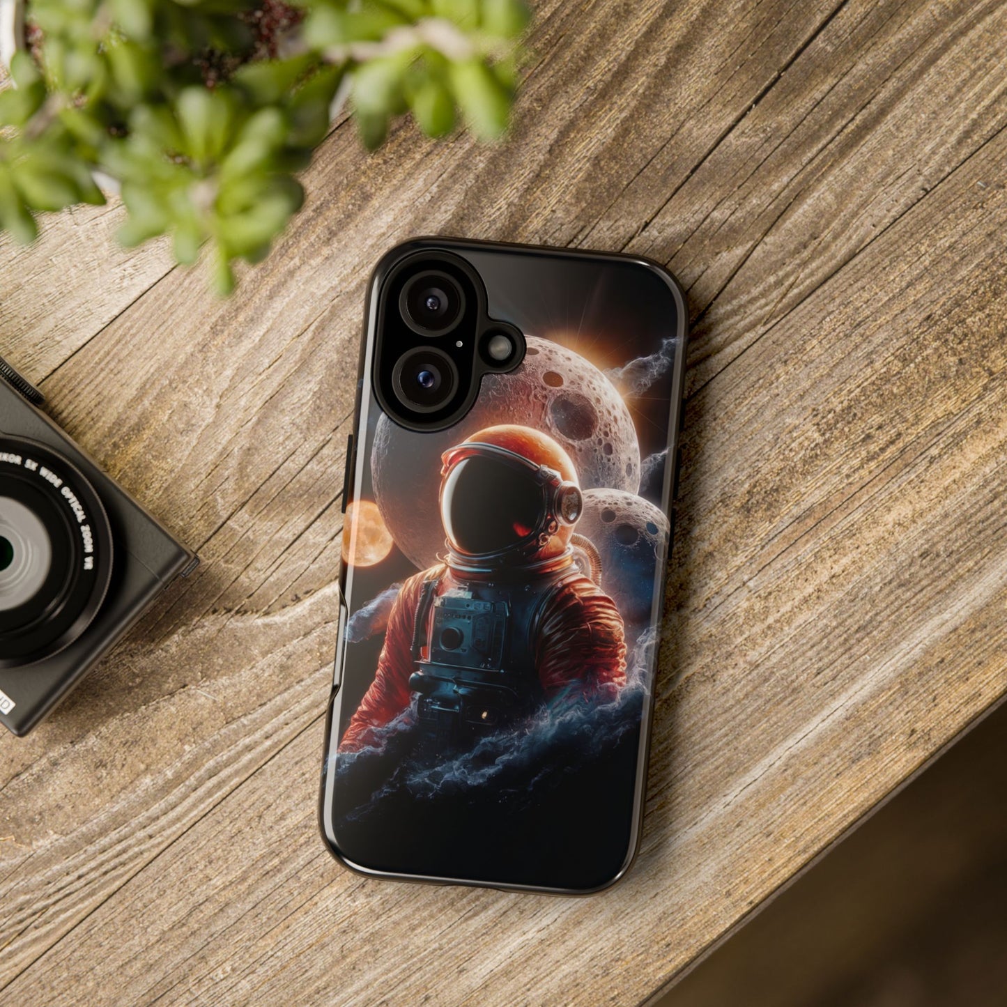 IPhone Tough Cases Space Astronaut Character AI Generated Design --- Tough Phone Cases IPhone Space Astronaut Ai Design --- Tough Phone Cases for iPhone Space Astronaut AI Design