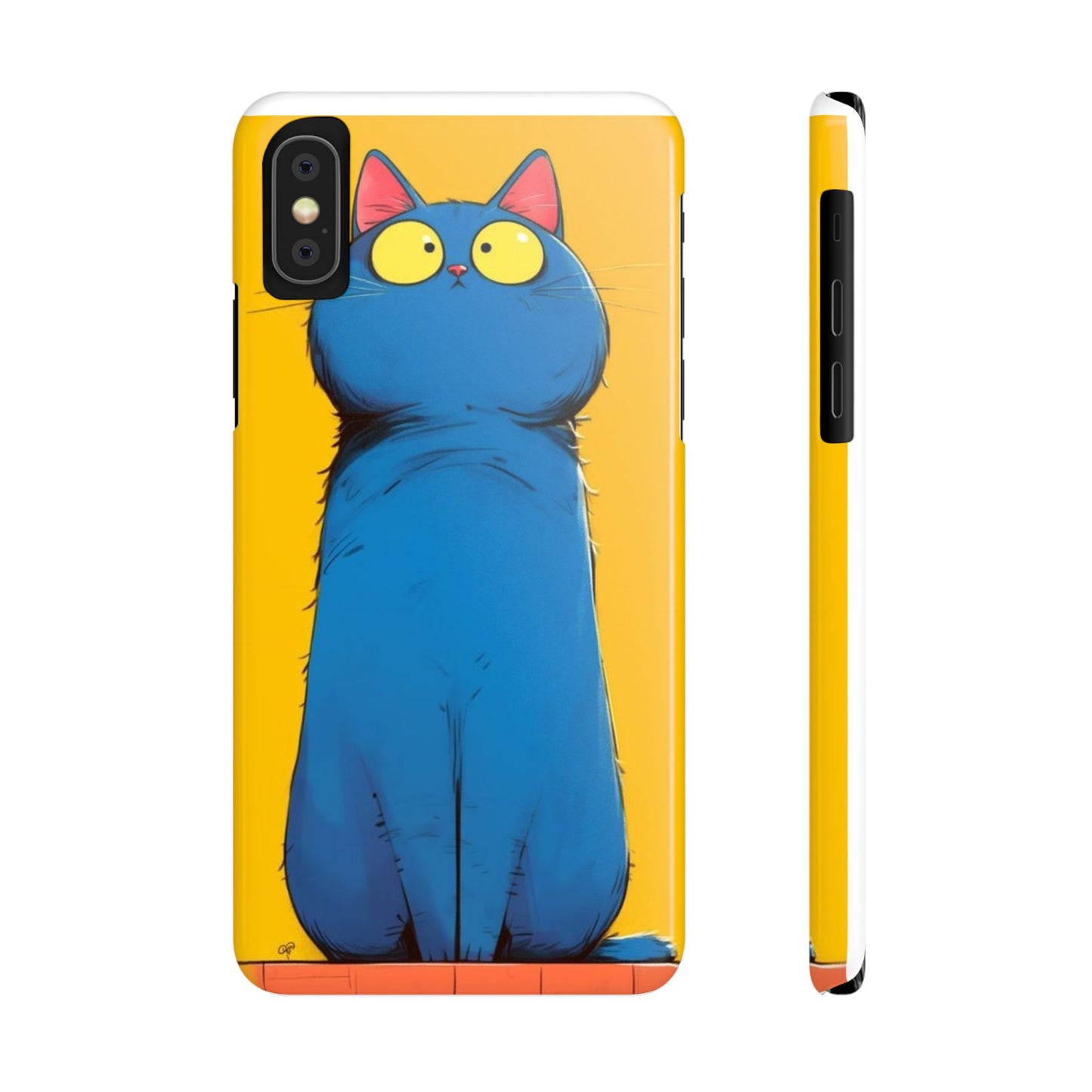 Slim Phone Case – AI Persian Cat Design | Stylish & Protective