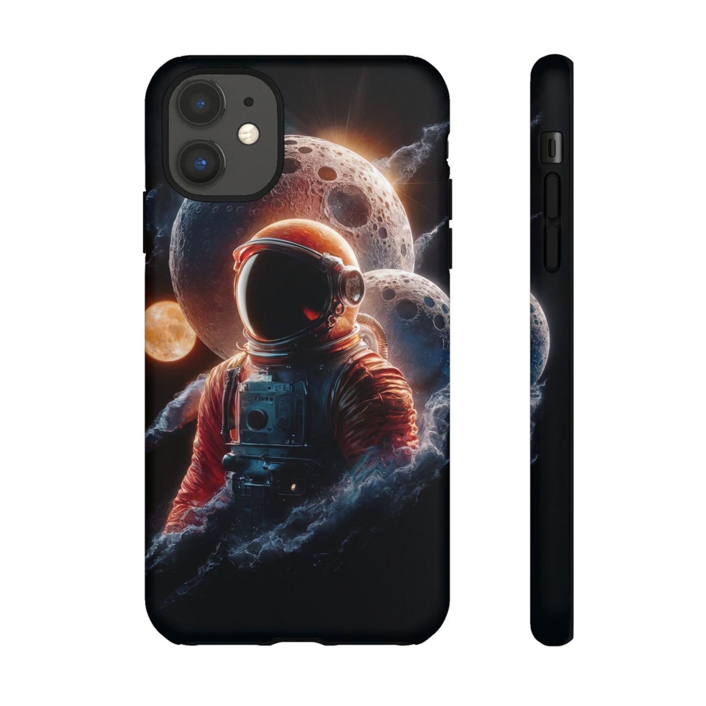 IPhone Tough Cases Space Astronaut Character AI Generated Design --- Tough Phone Cases IPhone Space Astronaut Ai Design --- Tough Phone Cases for iPhone Space Astronaut AI Design