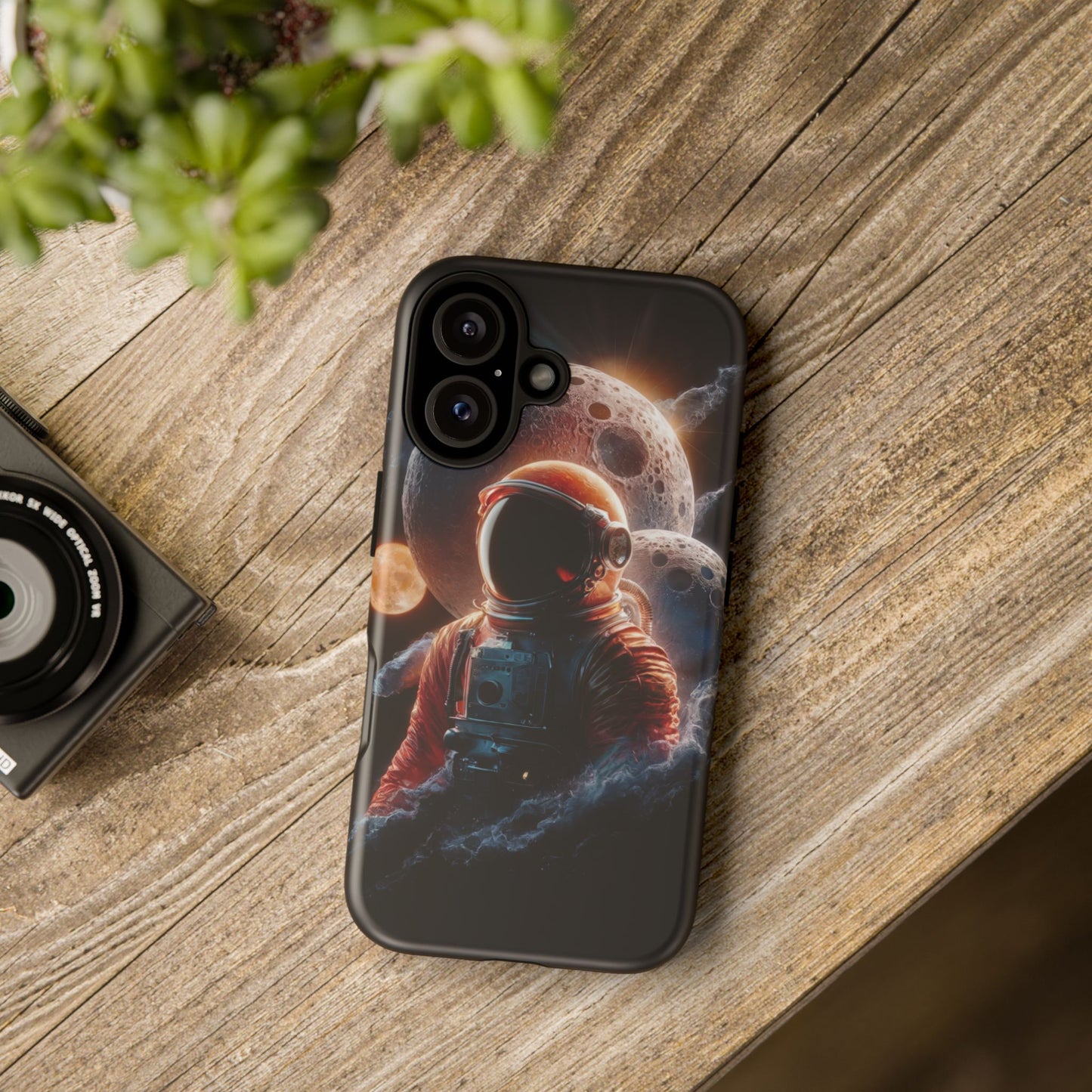 IPhone Tough Cases Space Astronaut Character AI Generated Design --- Tough Phone Cases IPhone Space Astronaut Ai Design --- Tough Phone Cases for iPhone Space Astronaut AI Design