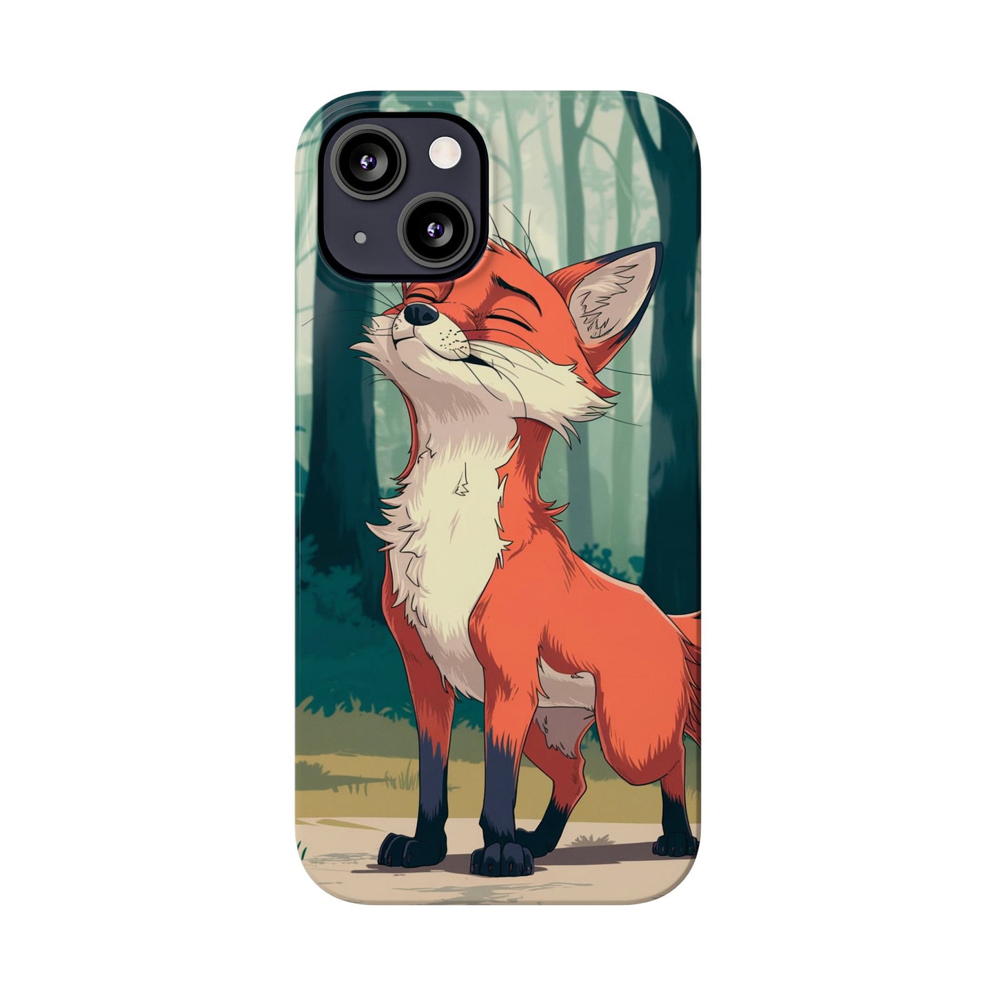 Slim Phone Case Fox Animal Anime Design for iPhone & Samsung – Stylish & Protective, Fox Animal Anime Design for IPhone Cases Design