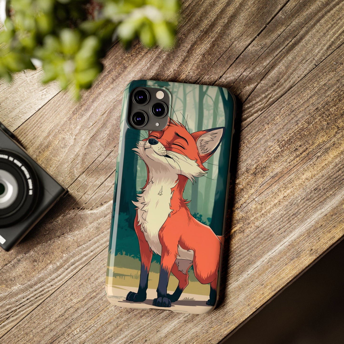 Slim Phone Case Fox Animal Anime Design for iPhone & Samsung – Stylish & Protective, Fox Animal Anime Design for IPhone Cases Design