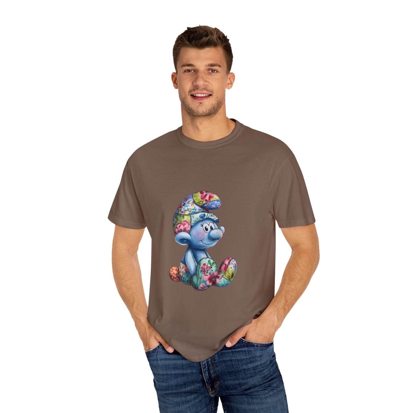 Unisex Garment-Dyed T-Shirt with AI Cartoon Design – Stylish Comfort for Everyday Wear