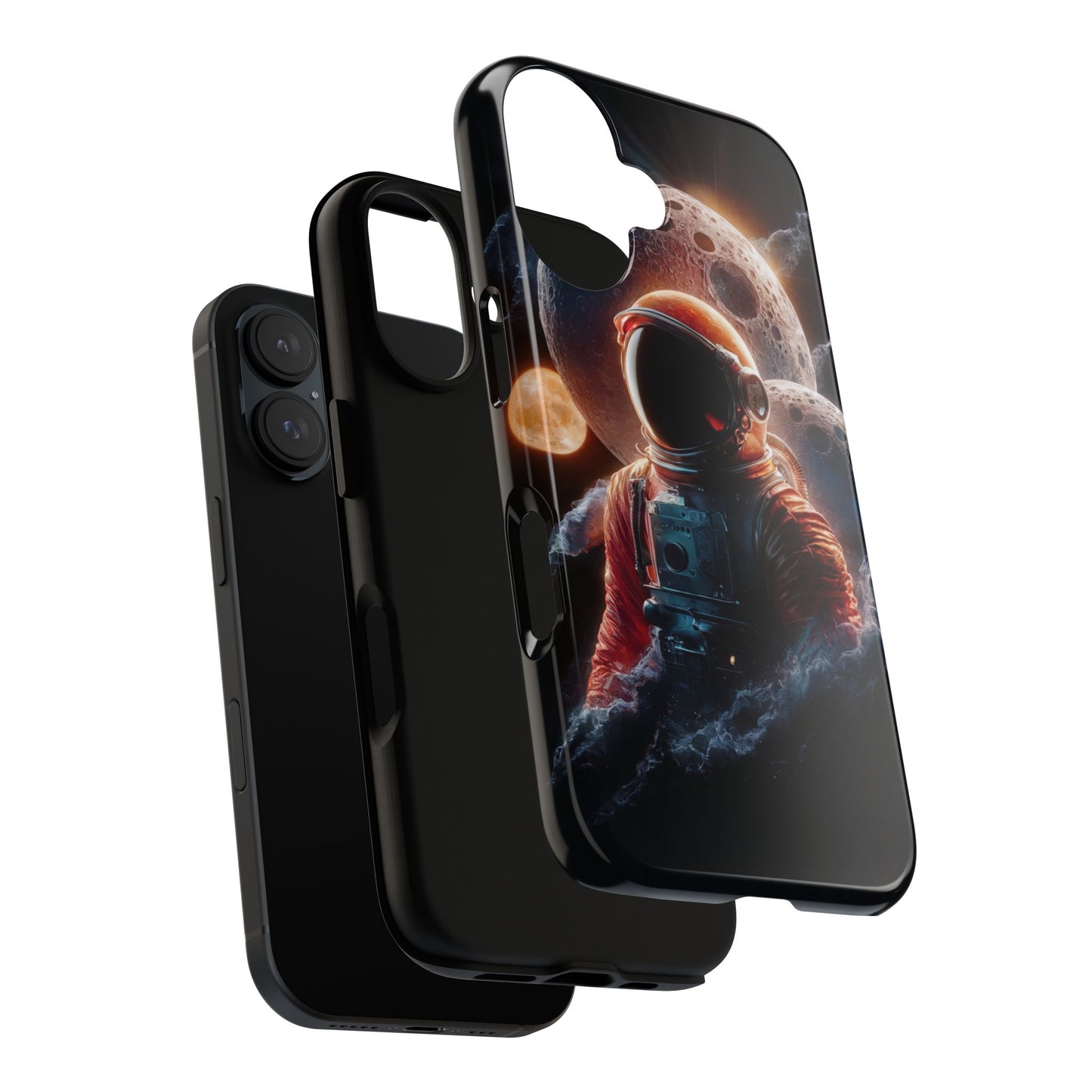 IPhone Tough Cases Space Astronaut Character AI Generated Design --- Tough Phone Cases IPhone Space Astronaut Ai Design --- Tough Phone Cases for iPhone Space Astronaut AI Design
