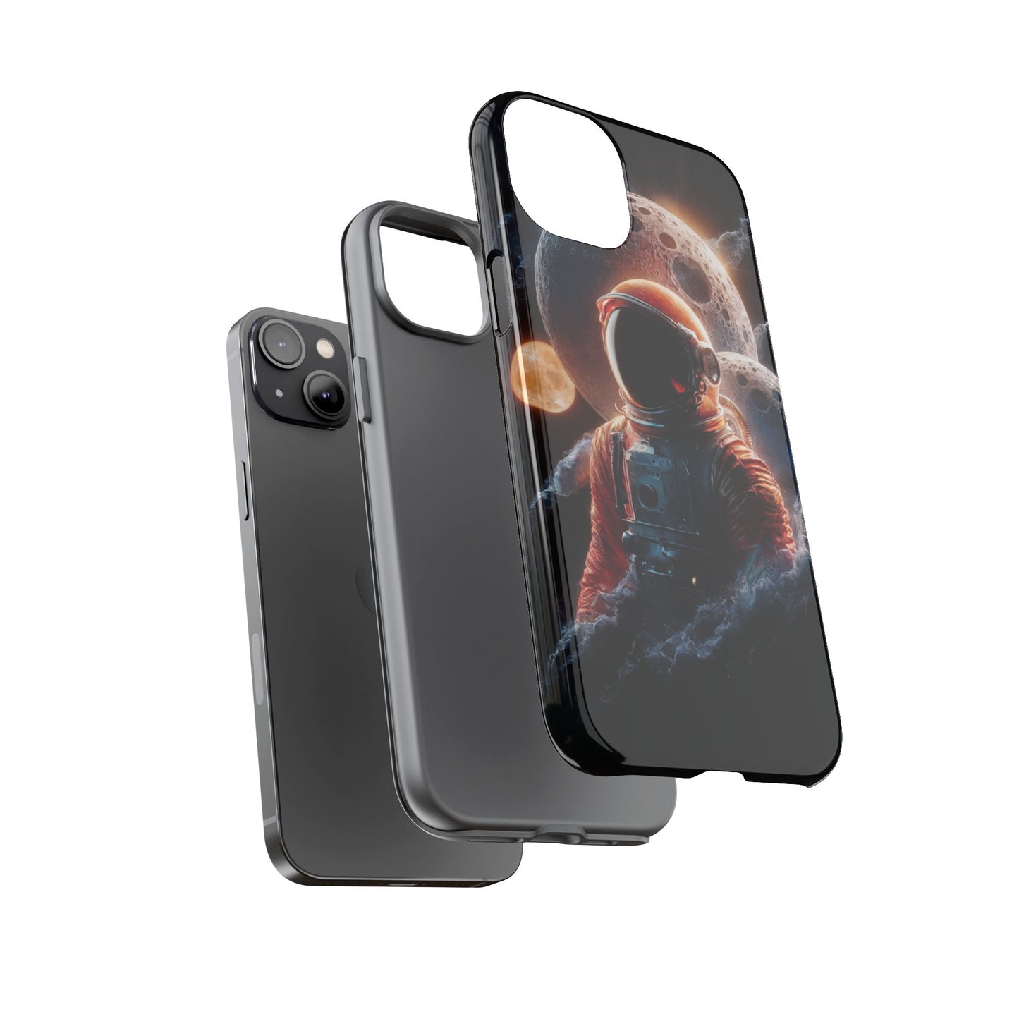 IPhone Tough Cases Space Astronaut Character AI Generated Design --- Tough Phone Cases IPhone Space Astronaut Ai Design --- Tough Phone Cases for iPhone Space Astronaut AI Design