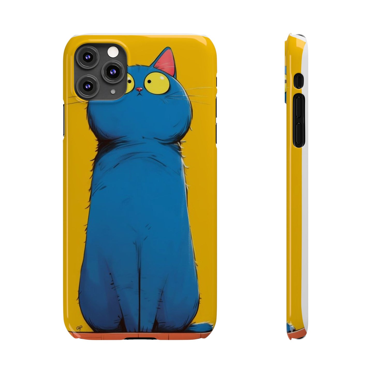Slim Phone Case – AI Persian Cat Design | Stylish & Protective