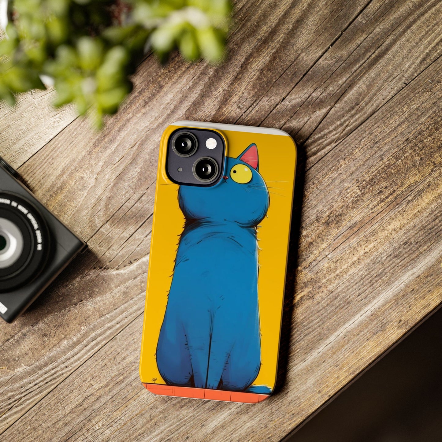 Slim Phone Case – AI Persian Cat Design | Stylish & Protective