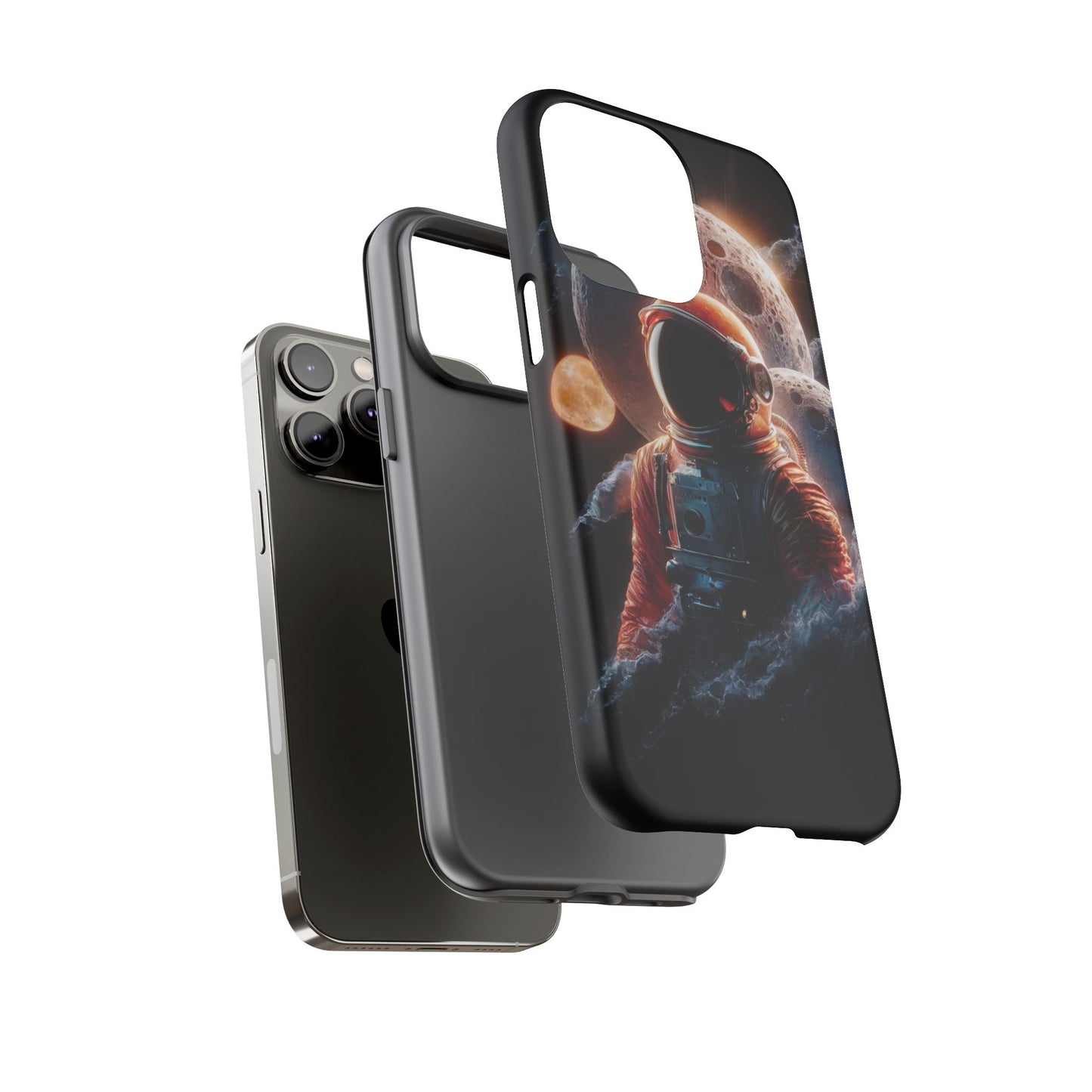 IPhone Tough Cases Space Astronaut Character AI Generated Design --- Tough Phone Cases IPhone Space Astronaut Ai Design --- Tough Phone Cases for iPhone Space Astronaut AI Design
