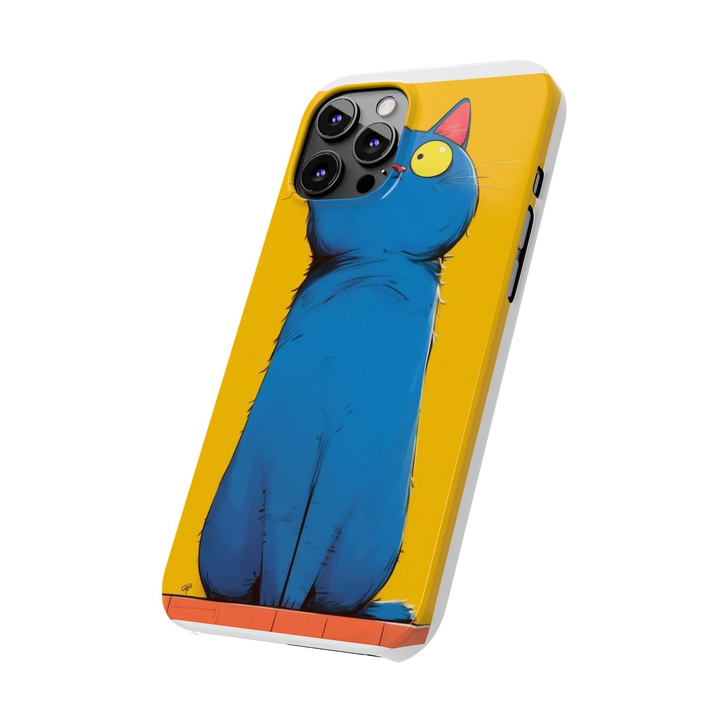 Slim Phone Case – AI Persian Cat Design | Stylish & Protective