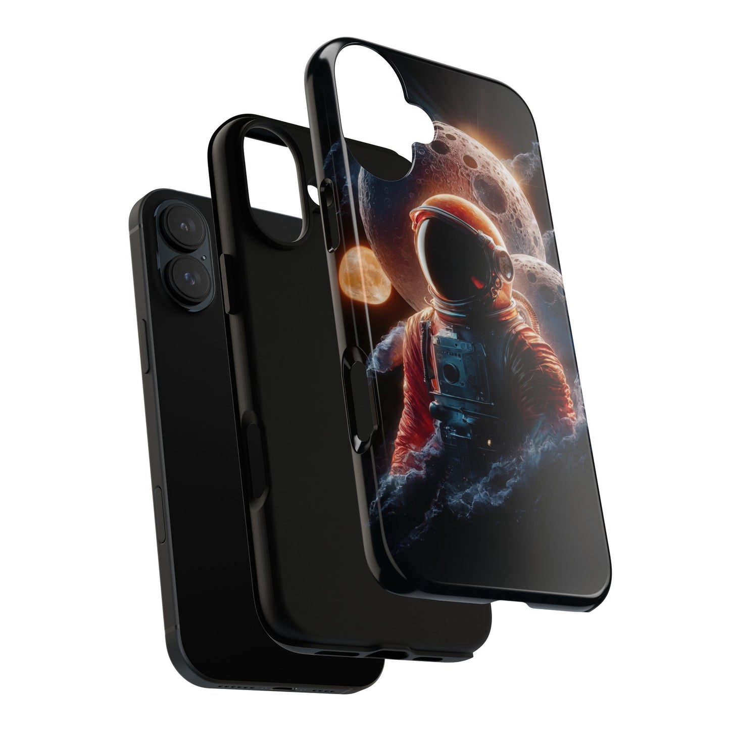 IPhone Tough Cases Space Astronaut Character AI Generated Design --- Tough Phone Cases IPhone Space Astronaut Ai Design --- Tough Phone Cases for iPhone Space Astronaut AI Design