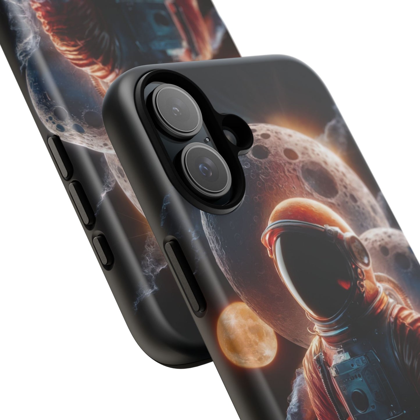 IPhone Tough Cases Space Astronaut Character AI Generated Design --- Tough Phone Cases IPhone Space Astronaut Ai Design --- Tough Phone Cases for iPhone Space Astronaut AI Design