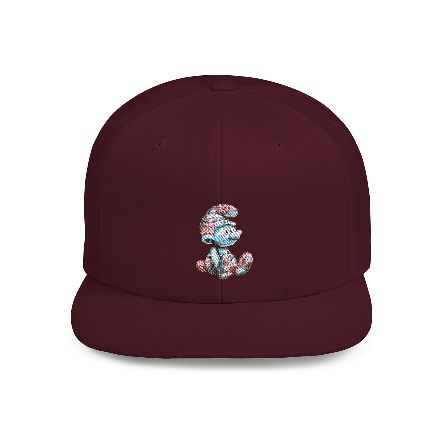Flat Bill Snapback with AI Cartoon Design – Bold Style Meets Modern Creativity