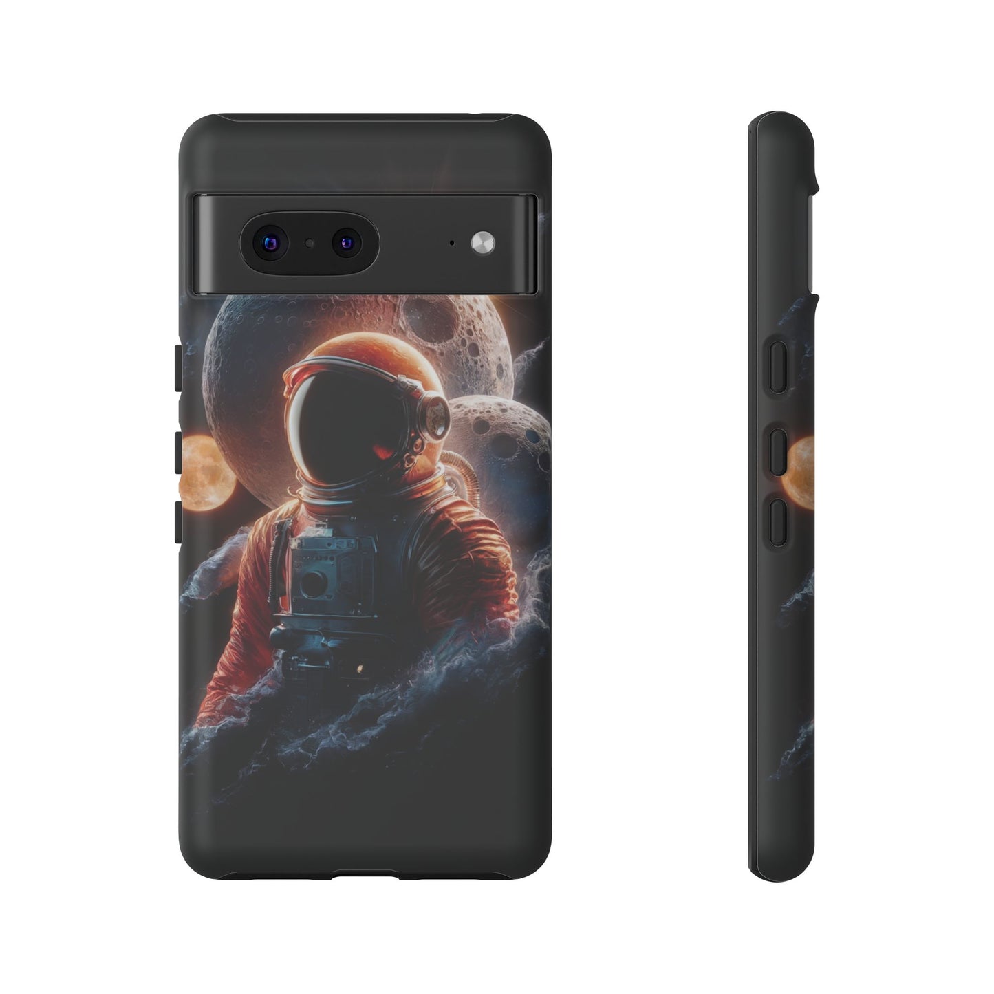 IPhone Tough Cases Space Astronaut Character AI Generated Design --- Tough Phone Cases IPhone Space Astronaut Ai Design --- Tough Phone Cases for iPhone Space Astronaut AI Design