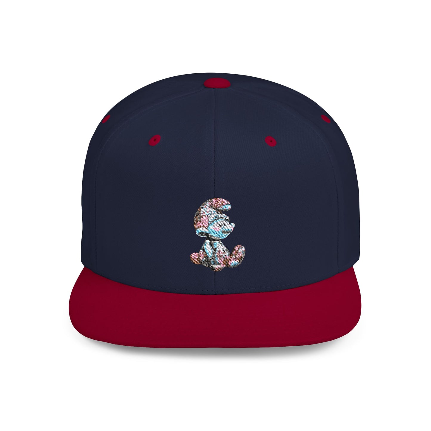 Flat Bill Snapback with AI Cartoon Design – Bold Style Meets Modern Creativity