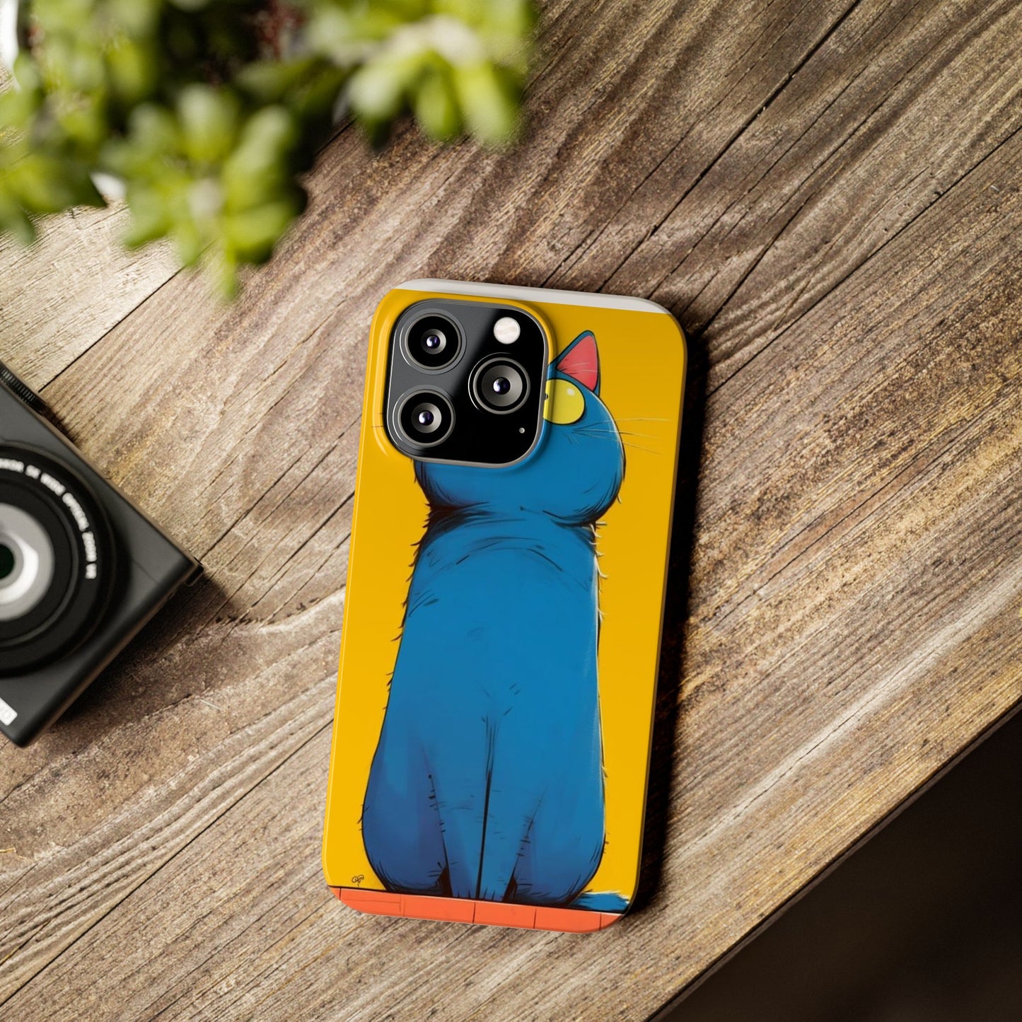 Slim Phone Case – AI Persian Cat Design | Stylish & Protective