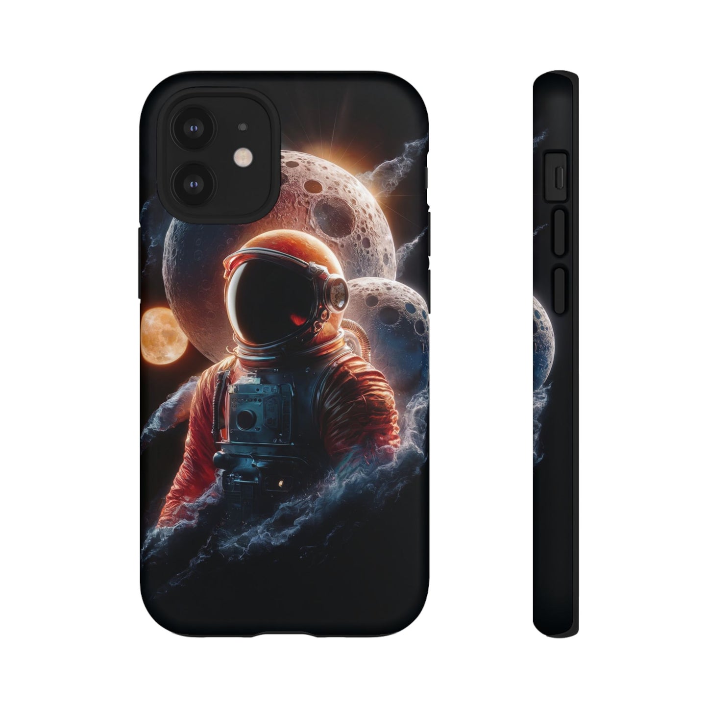 IPhone Tough Cases Space Astronaut Character AI Generated Design --- Tough Phone Cases IPhone Space Astronaut Ai Design --- Tough Phone Cases for iPhone Space Astronaut AI Design