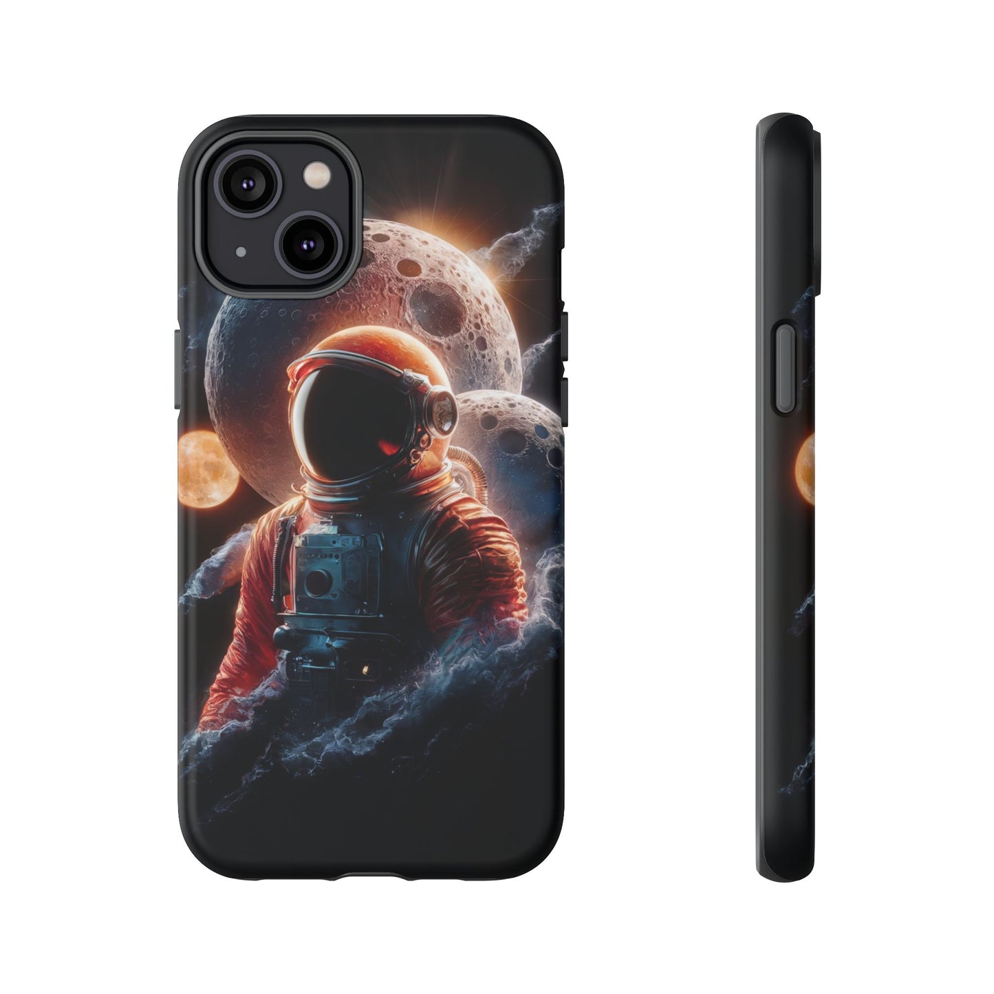 IPhone Tough Cases Space Astronaut Character AI Generated Design --- Tough Phone Cases IPhone Space Astronaut Ai Design --- Tough Phone Cases for iPhone Space Astronaut AI Design