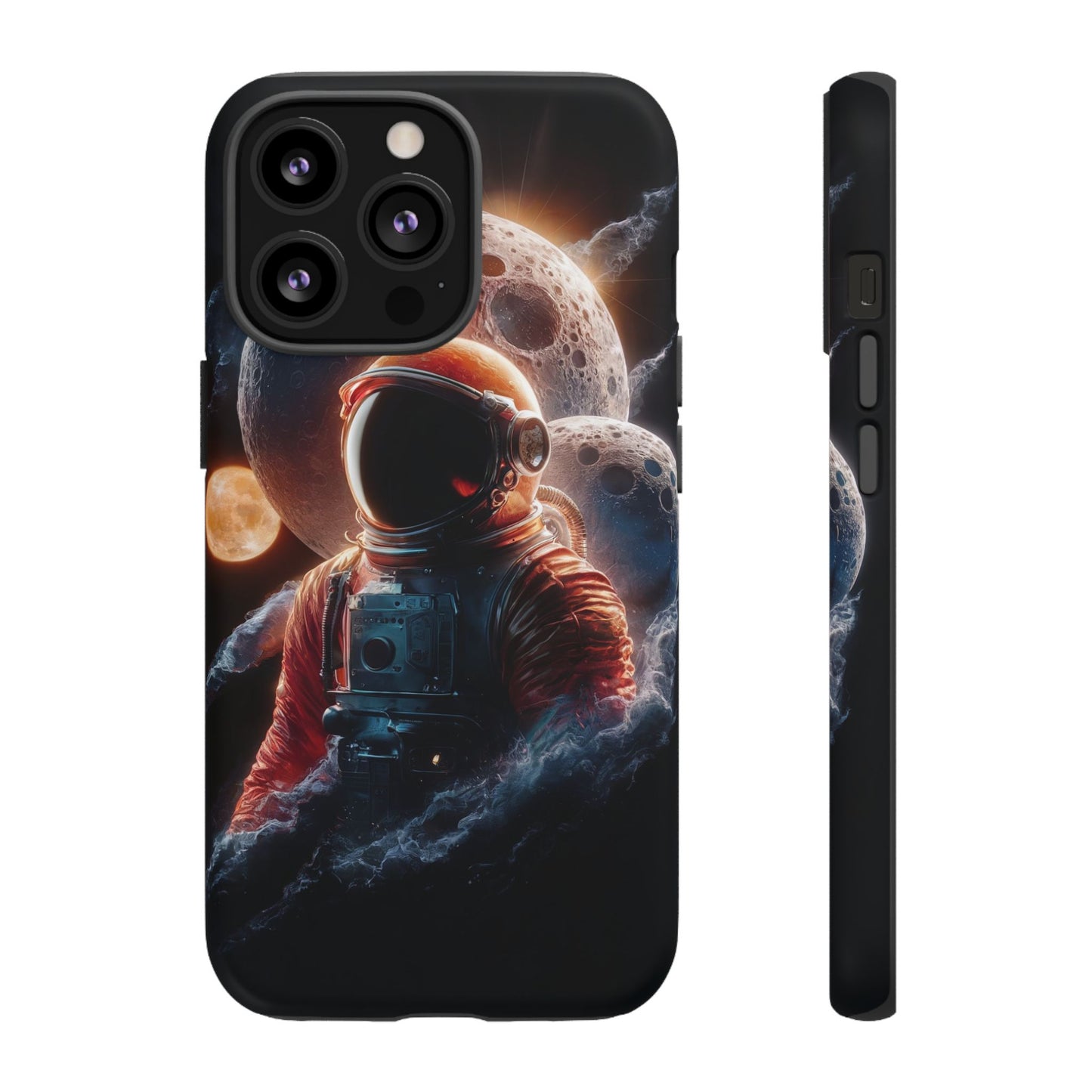IPhone Tough Cases Space Astronaut Character AI Generated Design --- Tough Phone Cases IPhone Space Astronaut Ai Design --- Tough Phone Cases for iPhone Space Astronaut AI Design