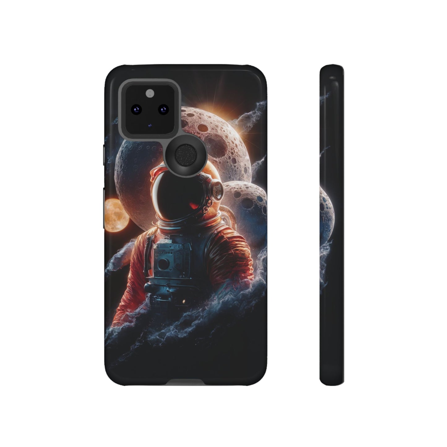 IPhone Tough Cases Space Astronaut Character AI Generated Design --- Tough Phone Cases IPhone Space Astronaut Ai Design --- Tough Phone Cases for iPhone Space Astronaut AI Design