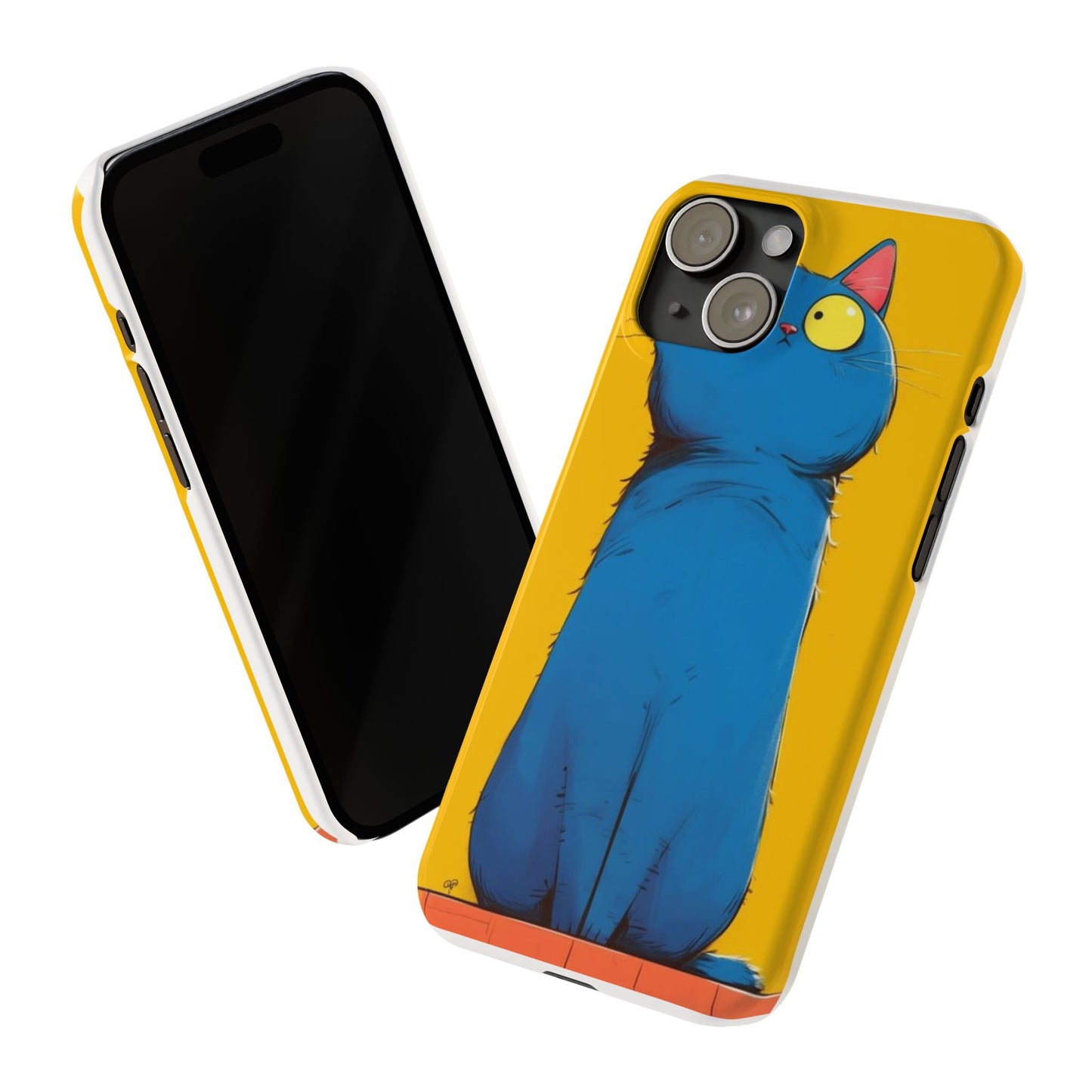Slim Phone Case – AI Persian Cat Design | Stylish & Protective
