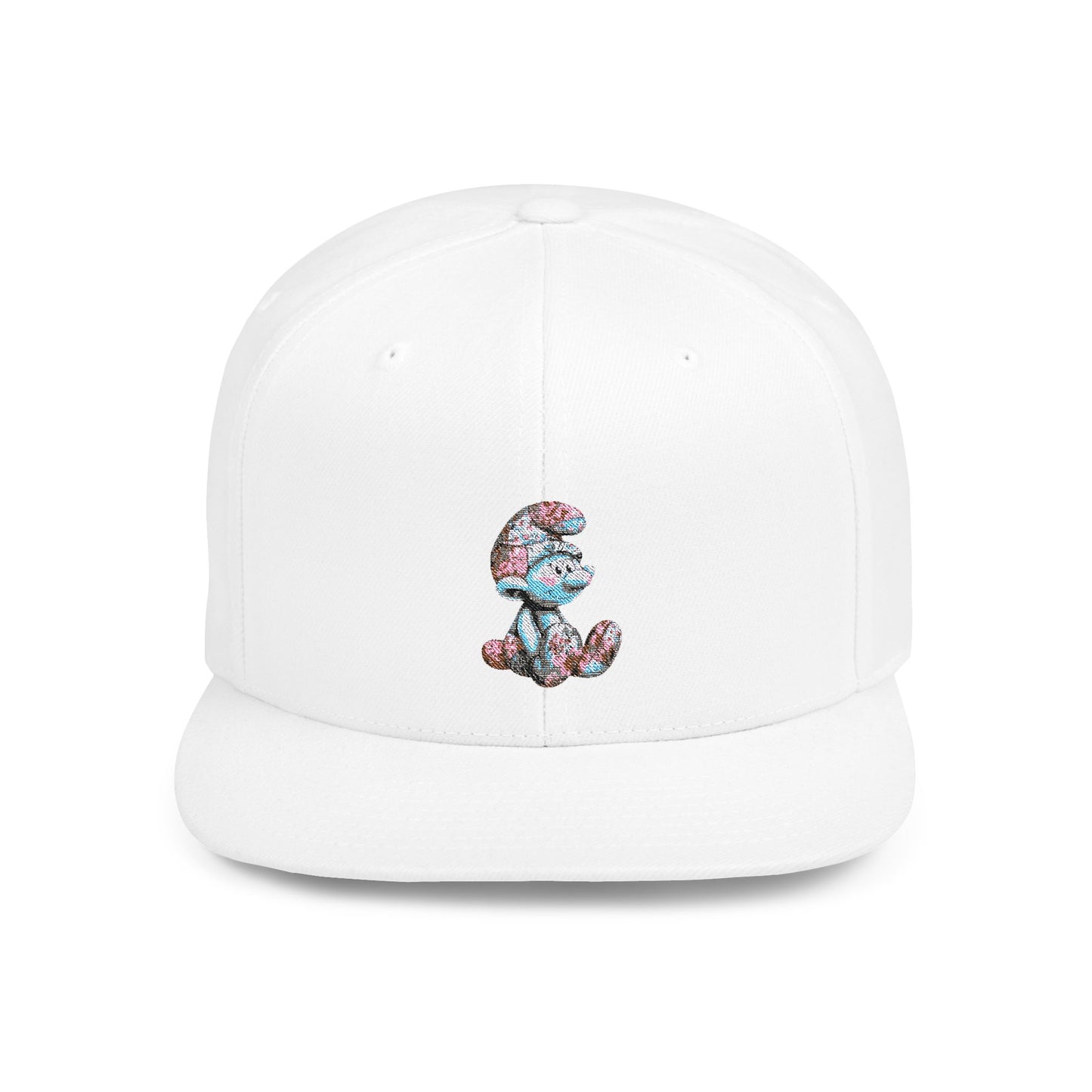 Flat Bill Snapback with AI Cartoon Design – Bold Style Meets Modern Creativity