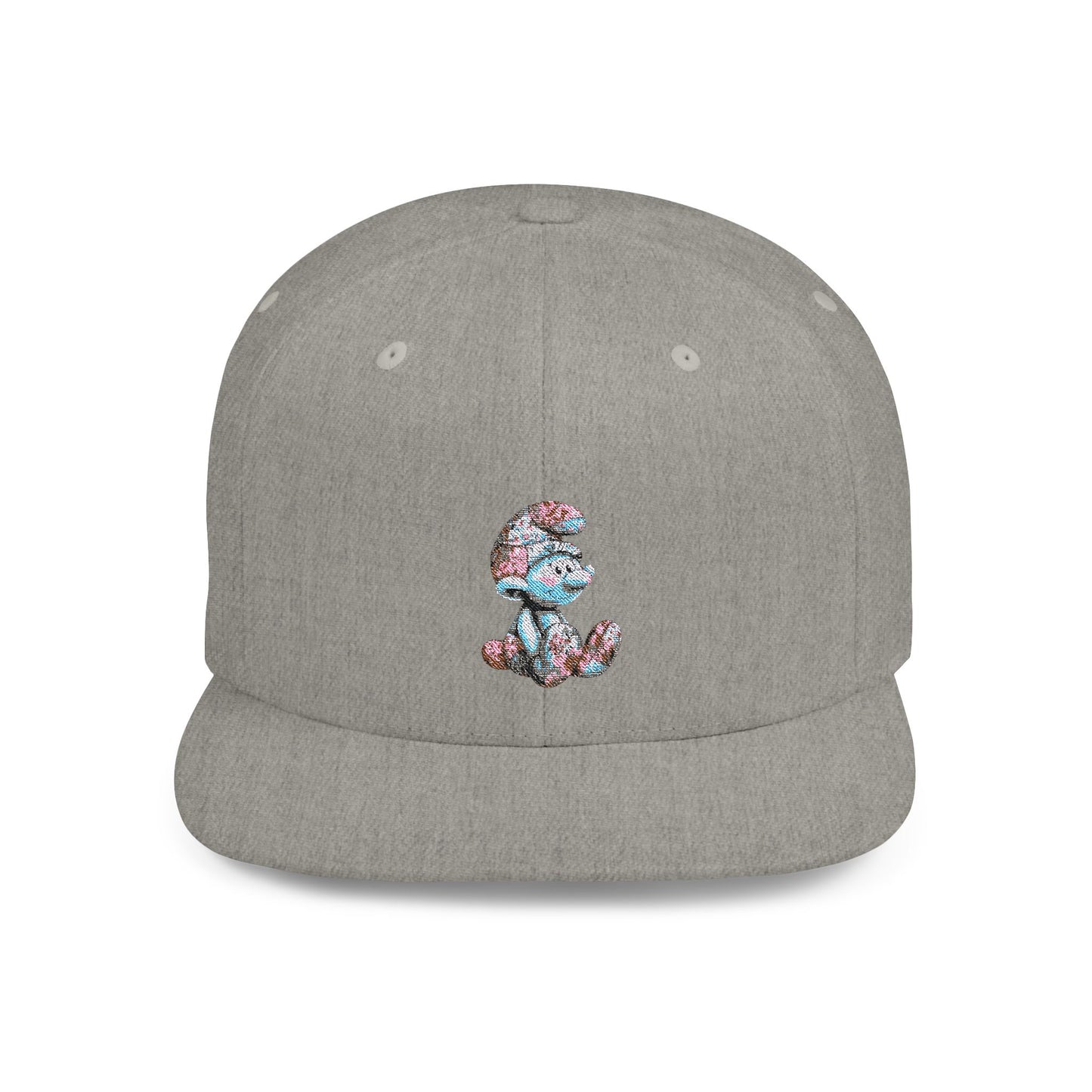 Flat Bill Snapback with AI Cartoon Design – Bold Style Meets Modern Creativity