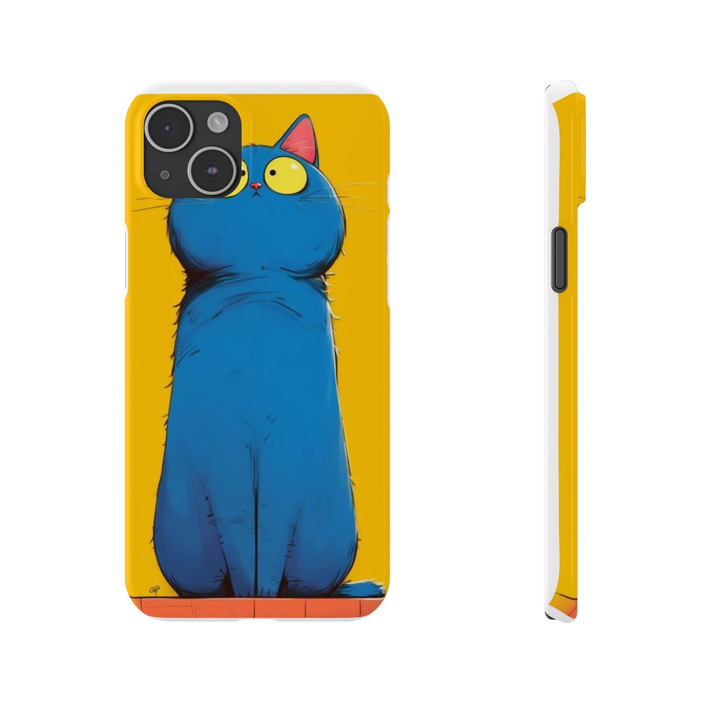 Slim Phone Case – AI Persian Cat Design | Stylish & Protective