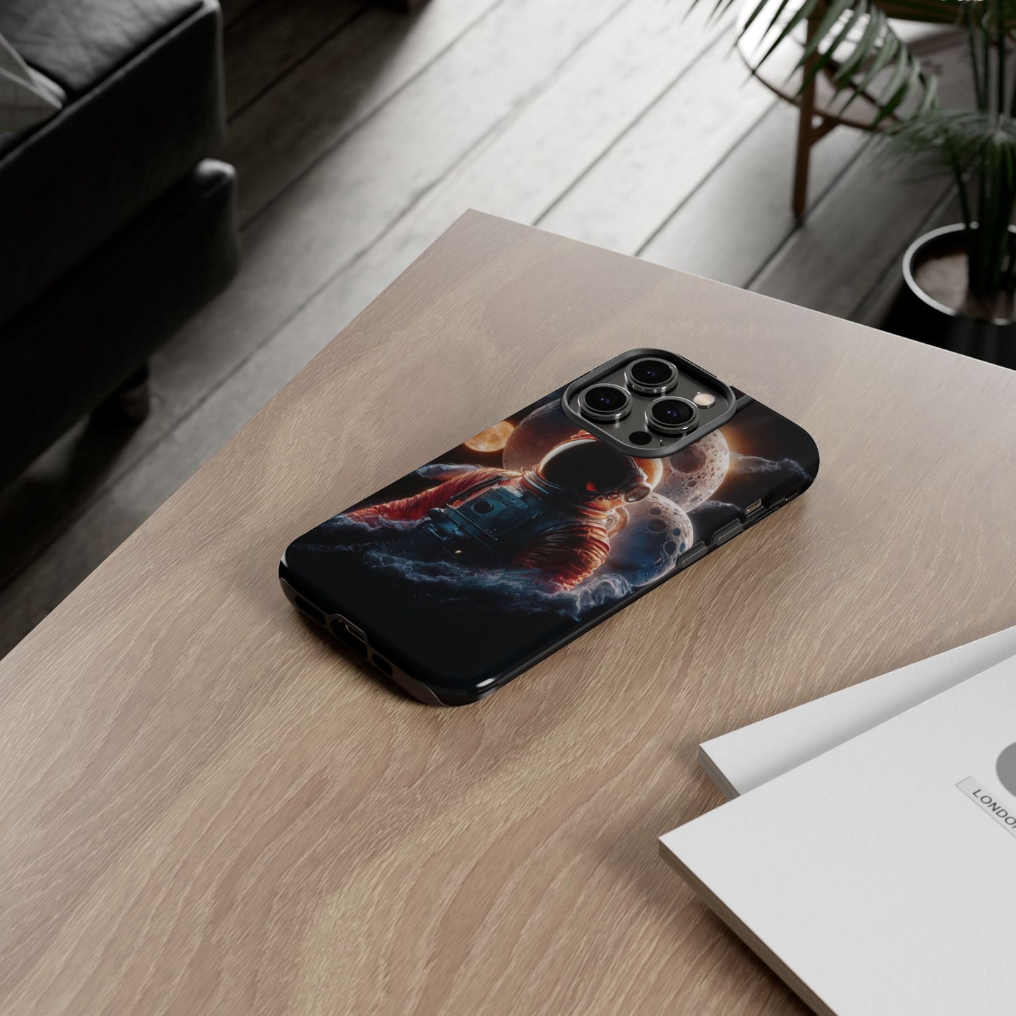 IPhone Tough Cases Space Astronaut Character AI Generated Design --- Tough Phone Cases IPhone Space Astronaut Ai Design --- Tough Phone Cases for iPhone Space Astronaut AI Design