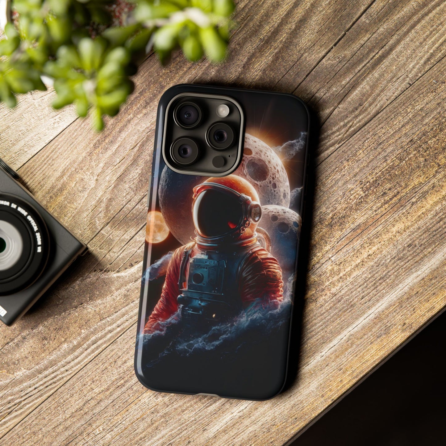 IPhone Tough Cases Space Astronaut Character AI Generated Design --- Tough Phone Cases IPhone Space Astronaut Ai Design --- Tough Phone Cases for iPhone Space Astronaut AI Design