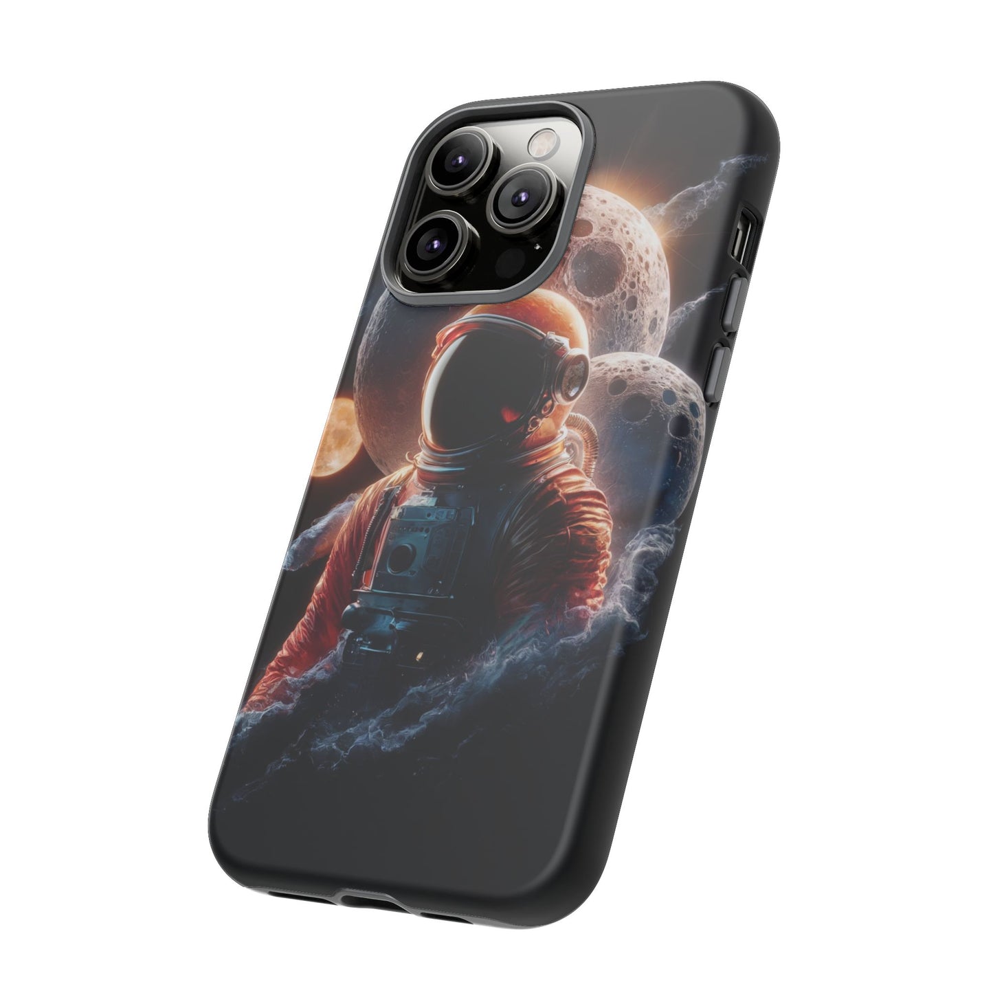 IPhone Tough Cases Space Astronaut Character AI Generated Design --- Tough Phone Cases IPhone Space Astronaut Ai Design --- Tough Phone Cases for iPhone Space Astronaut AI Design
