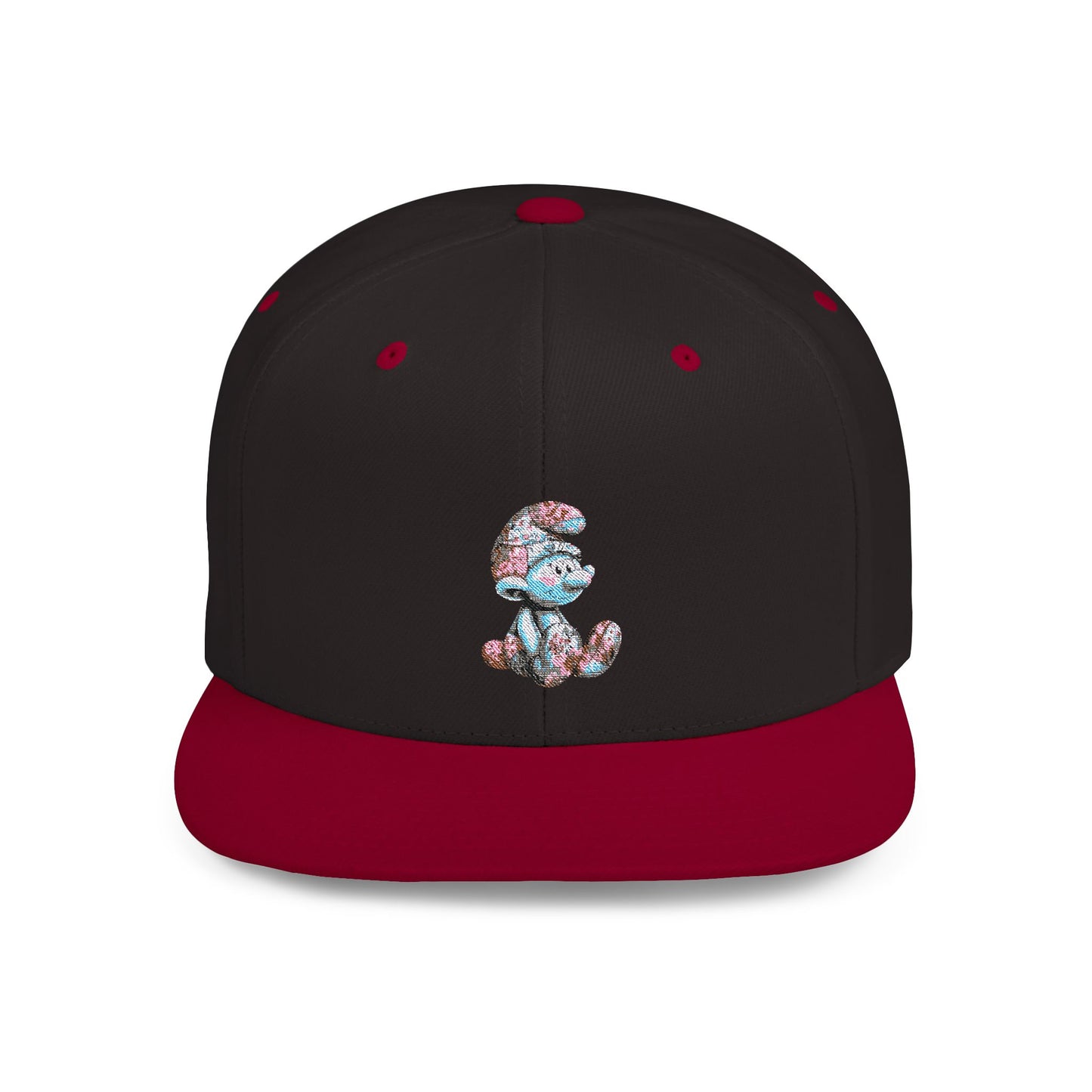 Flat Bill Snapback with AI Cartoon Design – Bold Style Meets Modern Creativity