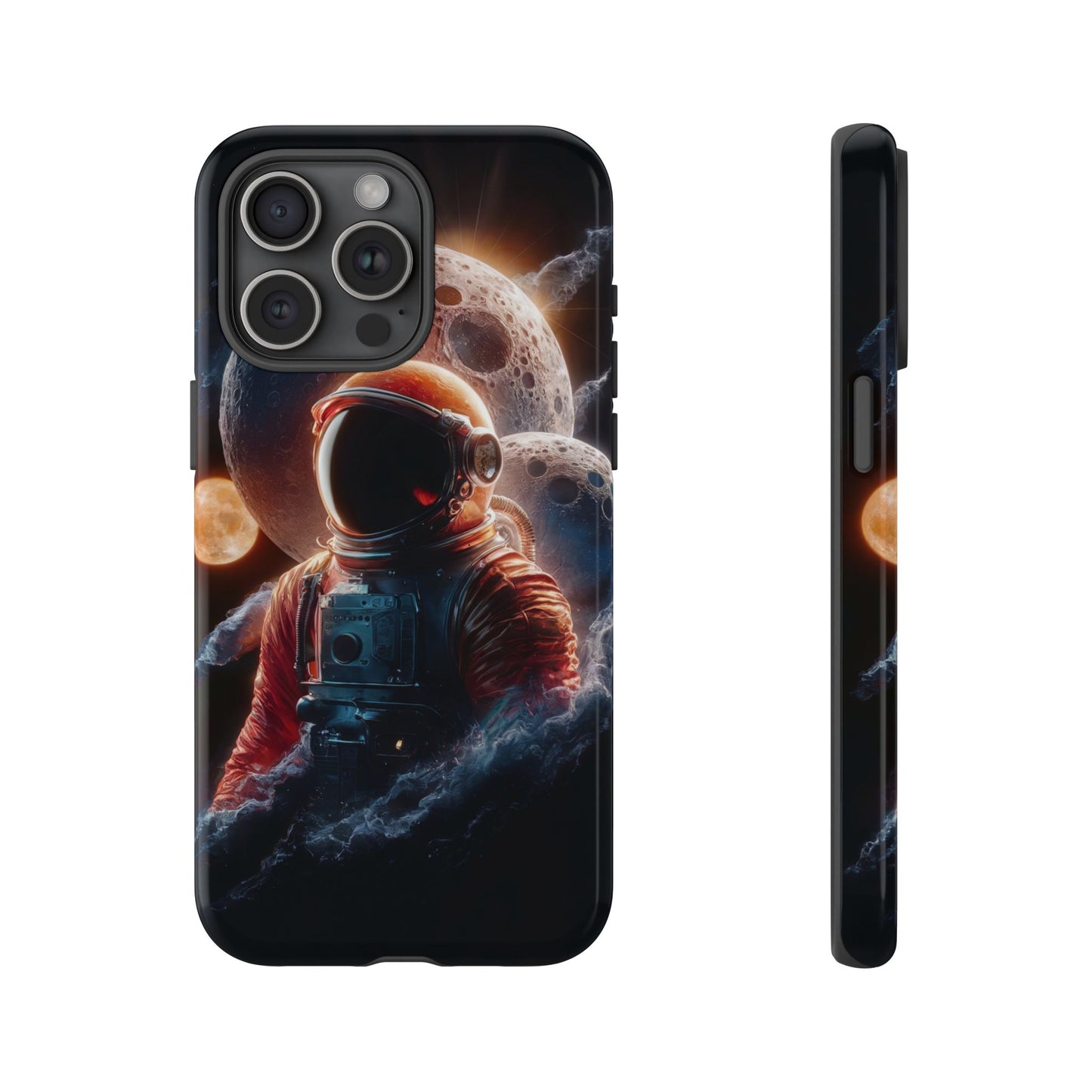 IPhone Tough Cases Space Astronaut Character AI Generated Design --- Tough Phone Cases IPhone Space Astronaut Ai Design --- Tough Phone Cases for iPhone Space Astronaut AI Design