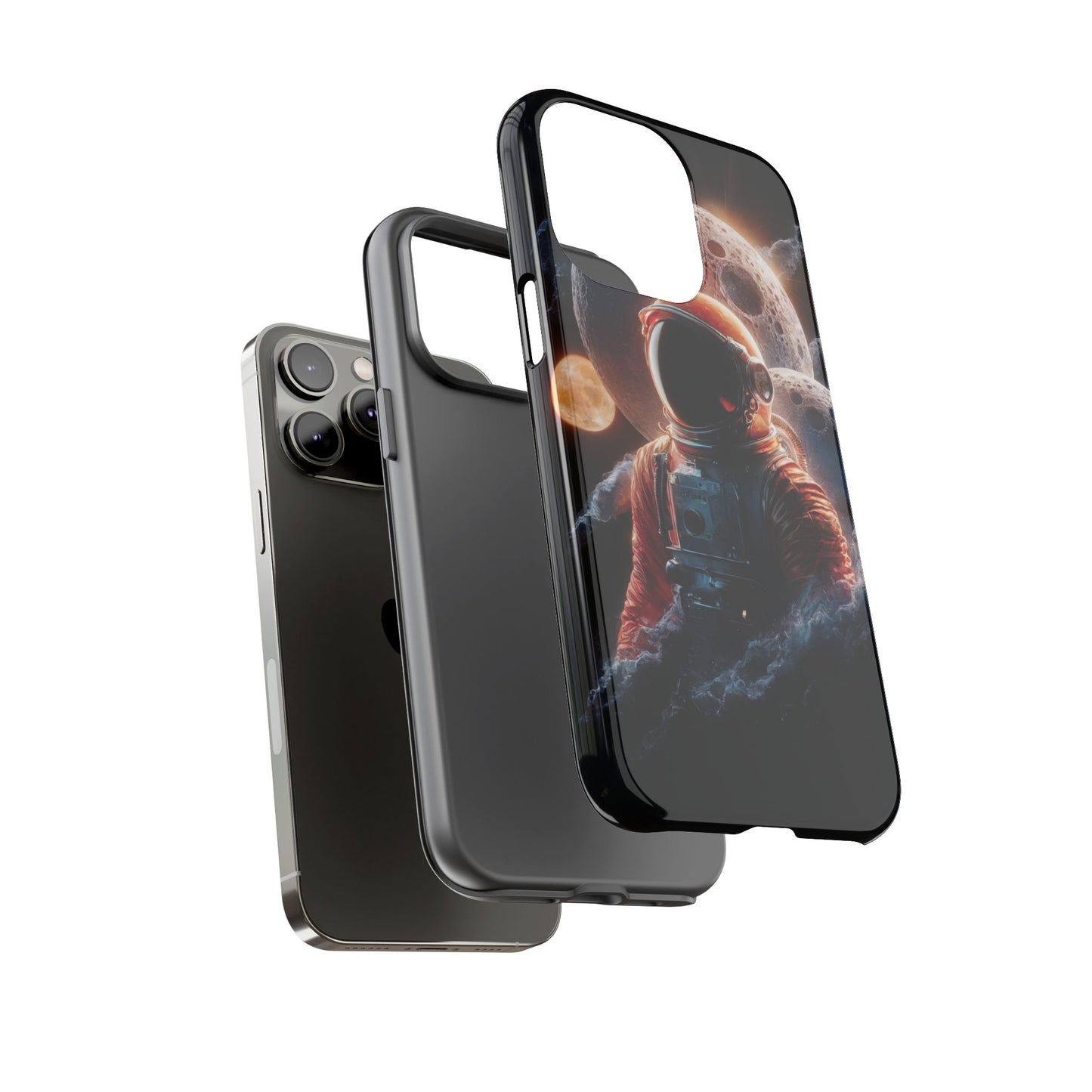 IPhone Tough Cases Space Astronaut Character AI Generated Design --- Tough Phone Cases IPhone Space Astronaut Ai Design --- Tough Phone Cases for iPhone Space Astronaut AI Design