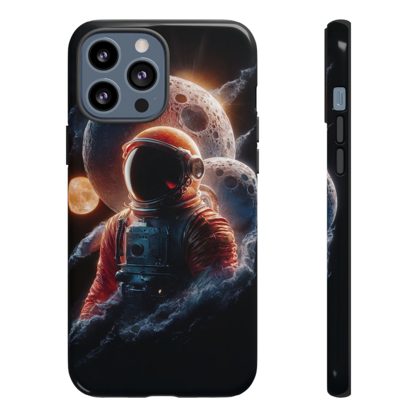 IPhone Tough Cases Space Astronaut Character AI Generated Design --- Tough Phone Cases IPhone Space Astronaut Ai Design --- Tough Phone Cases for iPhone Space Astronaut AI Design