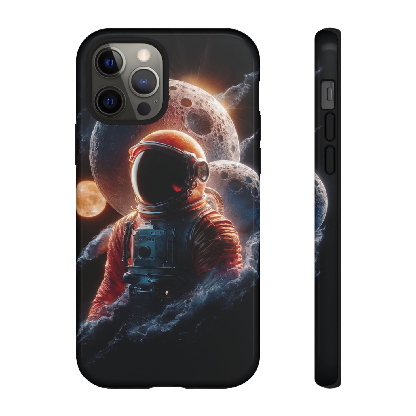 IPhone Tough Cases Space Astronaut Character AI Generated Design --- Tough Phone Cases IPhone Space Astronaut Ai Design --- Tough Phone Cases for iPhone Space Astronaut AI Design