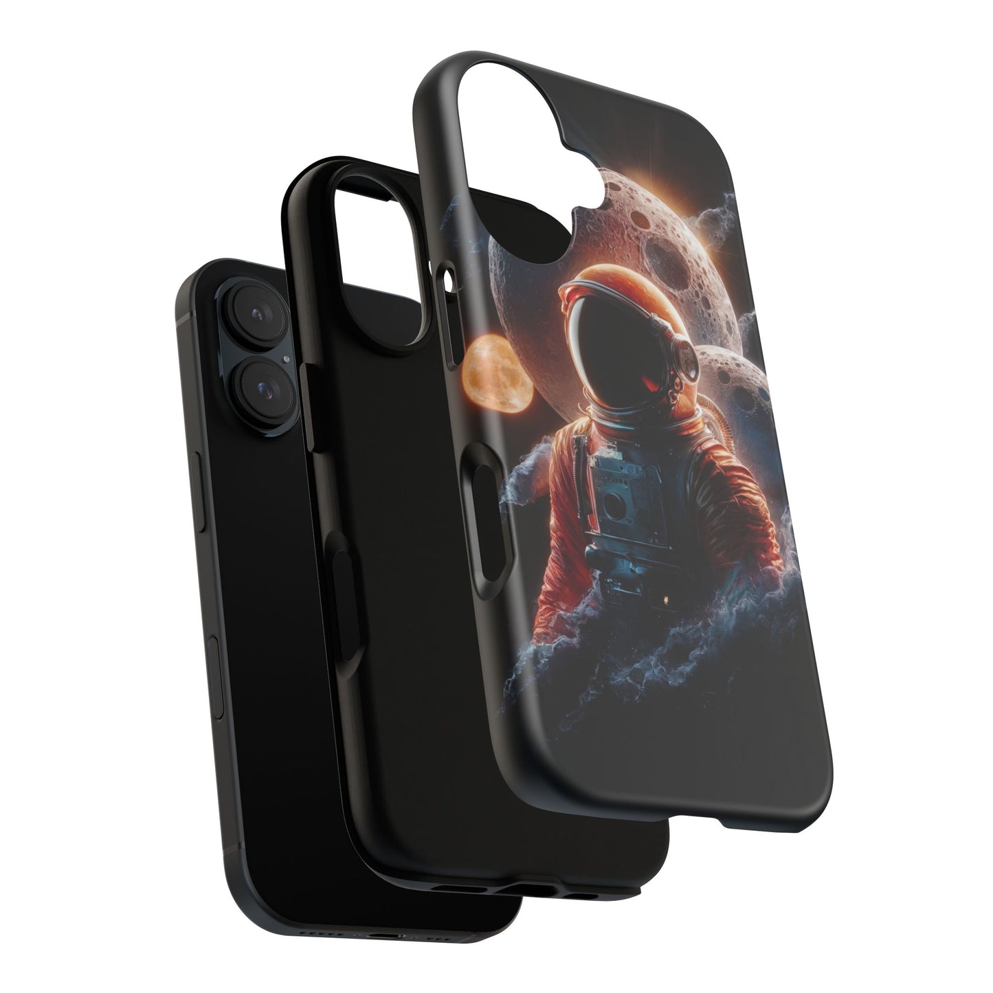 IPhone Tough Cases Space Astronaut Character AI Generated Design --- Tough Phone Cases IPhone Space Astronaut Ai Design --- Tough Phone Cases for iPhone Space Astronaut AI Design