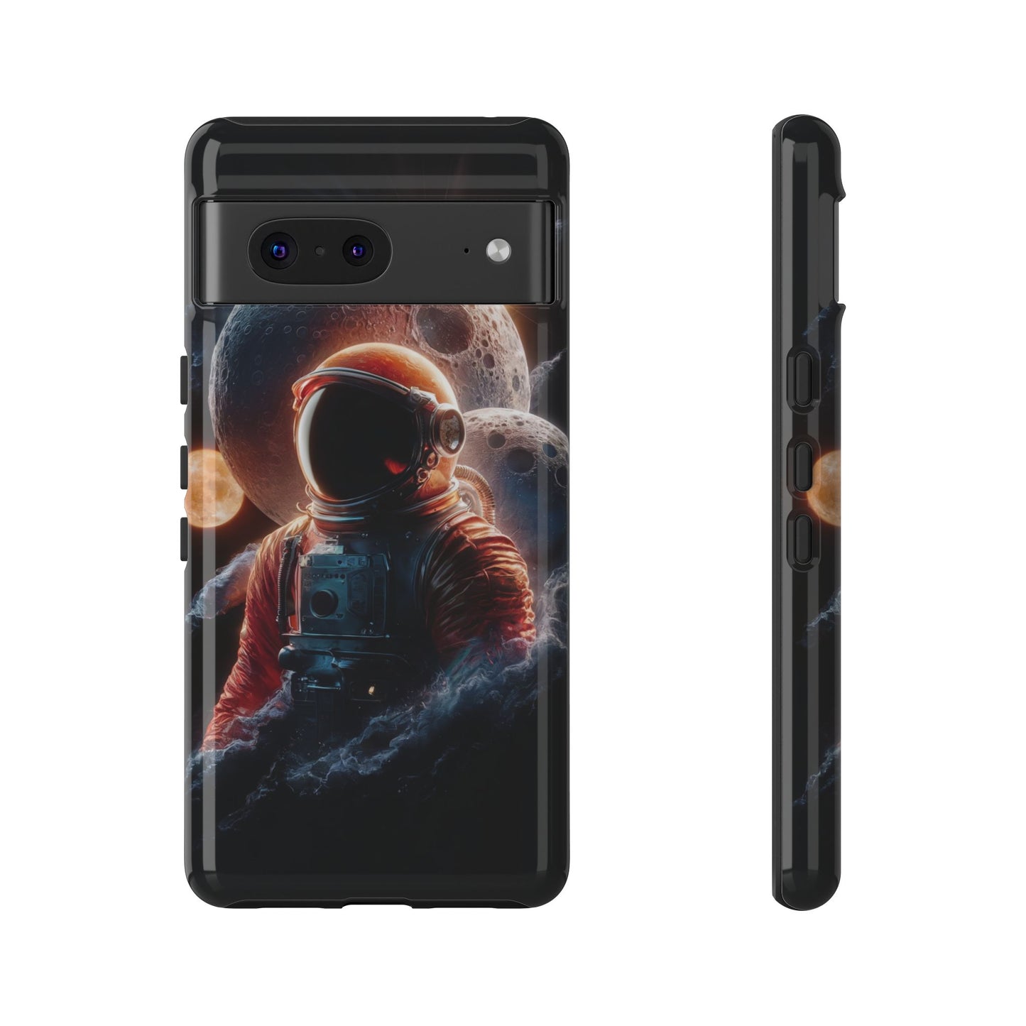 IPhone Tough Cases Space Astronaut Character AI Generated Design --- Tough Phone Cases IPhone Space Astronaut Ai Design --- Tough Phone Cases for iPhone Space Astronaut AI Design