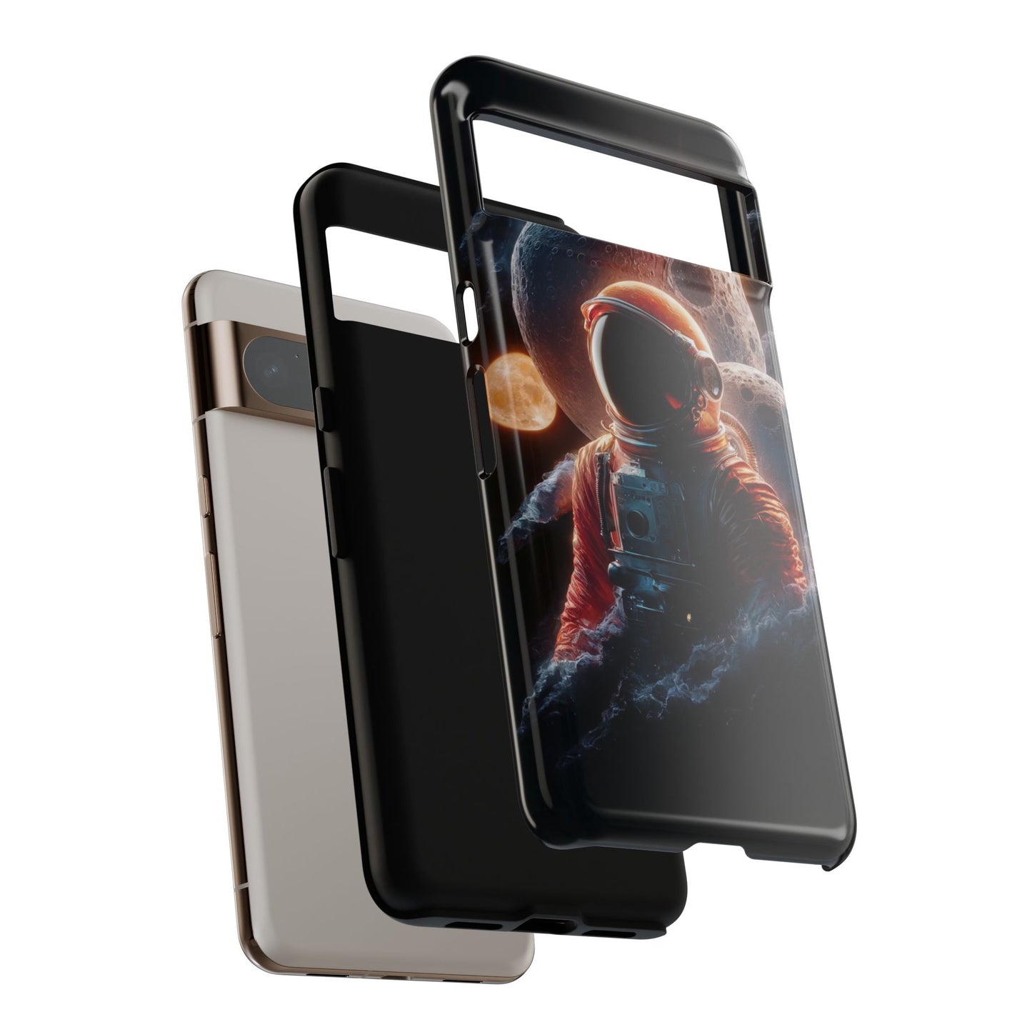 IPhone Tough Cases Space Astronaut Character AI Generated Design --- Tough Phone Cases IPhone Space Astronaut Ai Design --- Tough Phone Cases for iPhone Space Astronaut AI Design
